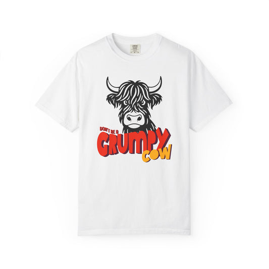 Grumpy Cow T-Shirt — Funny Highland Cow Graphic Tee