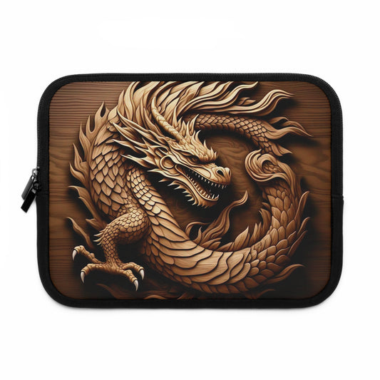 Dragon-Inspired Laptop Sleeve, Unique Tech Accessory, Personalized Gift for Students, Office Use, Occasion: Graduation, Birthday