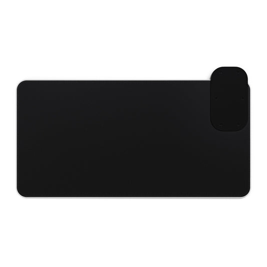 LED Wireless Charging Gaming Mouse Pad — Medusa Snake Art RGB Desk Mat