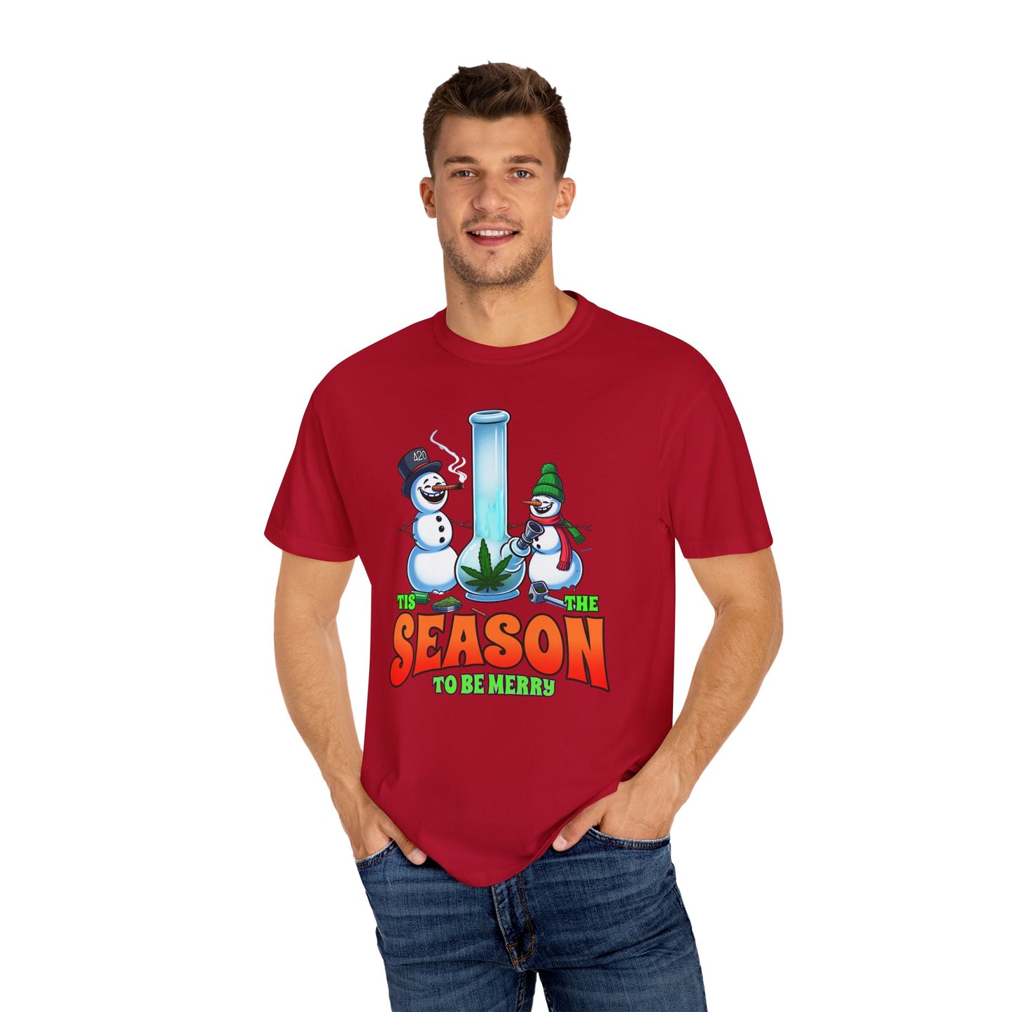 Festive Unisex T-Shirt: 'Tis the Season to Be Merry'