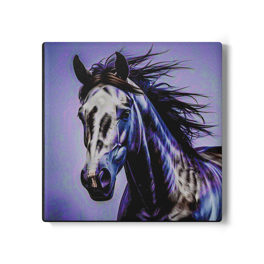 Majestic Horse Ceramic Coaster - Home Décor for Equestrians and Horse Lovers