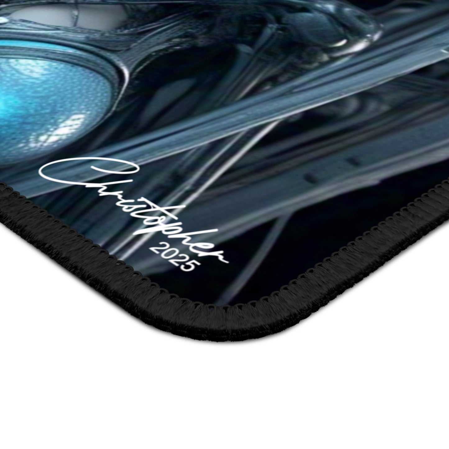 Futuristic Gaming Mouse Pad - Cyberpunk Design, Gamer Gift, Desk Accessories, Computer Mouse Mat, Sci-Fi Artwork