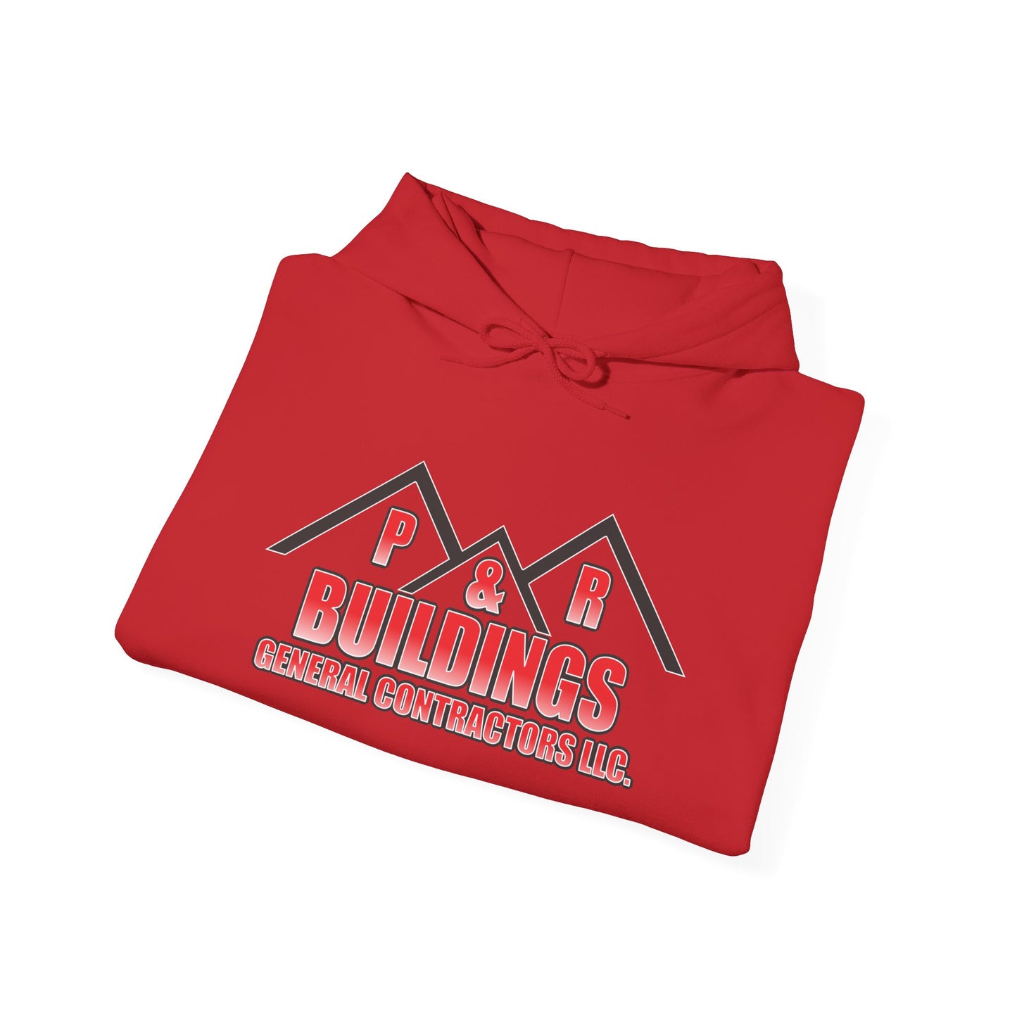 P&R Buildings Logo Hoodie — Custom Contractor License & Phone Number