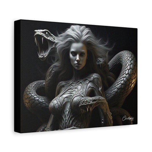 Serpent Goddess Matte Canvas Wall Art