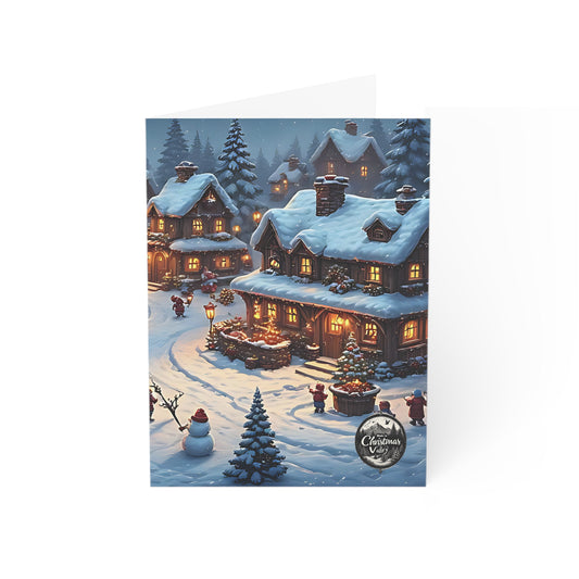 Winter Wonderland Greeting Cards - Cozy Holiday Cards for Christmas, Seasonal Greetings, Festive Wishes, Winter Joy, Holiday Cheer