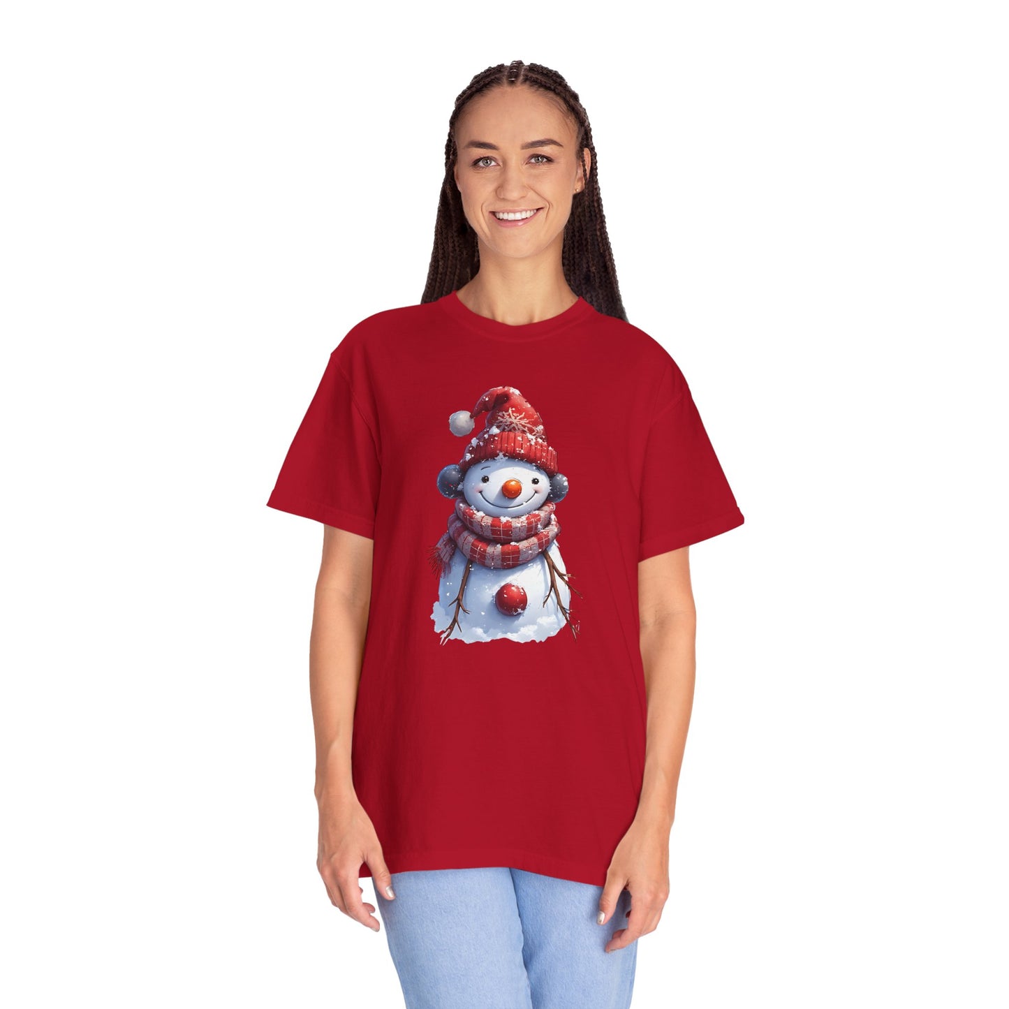 Snowman Holiday T-Shirt — Cute Winter Snowman Graphic Tee