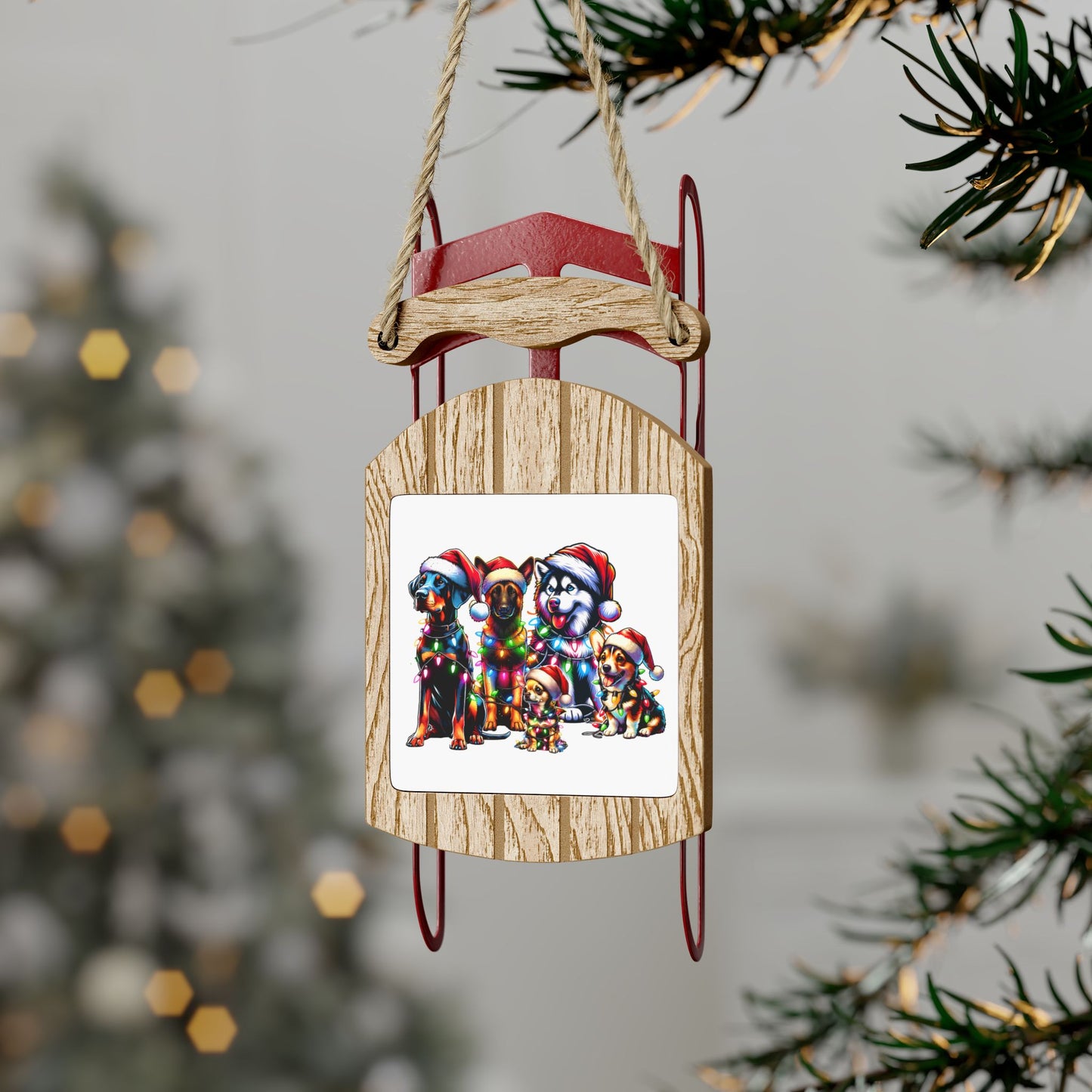 Sled Dogs Ornaments