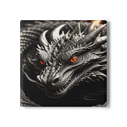 Dragon Design Ceramic Coaster | Fantasy Home Decor