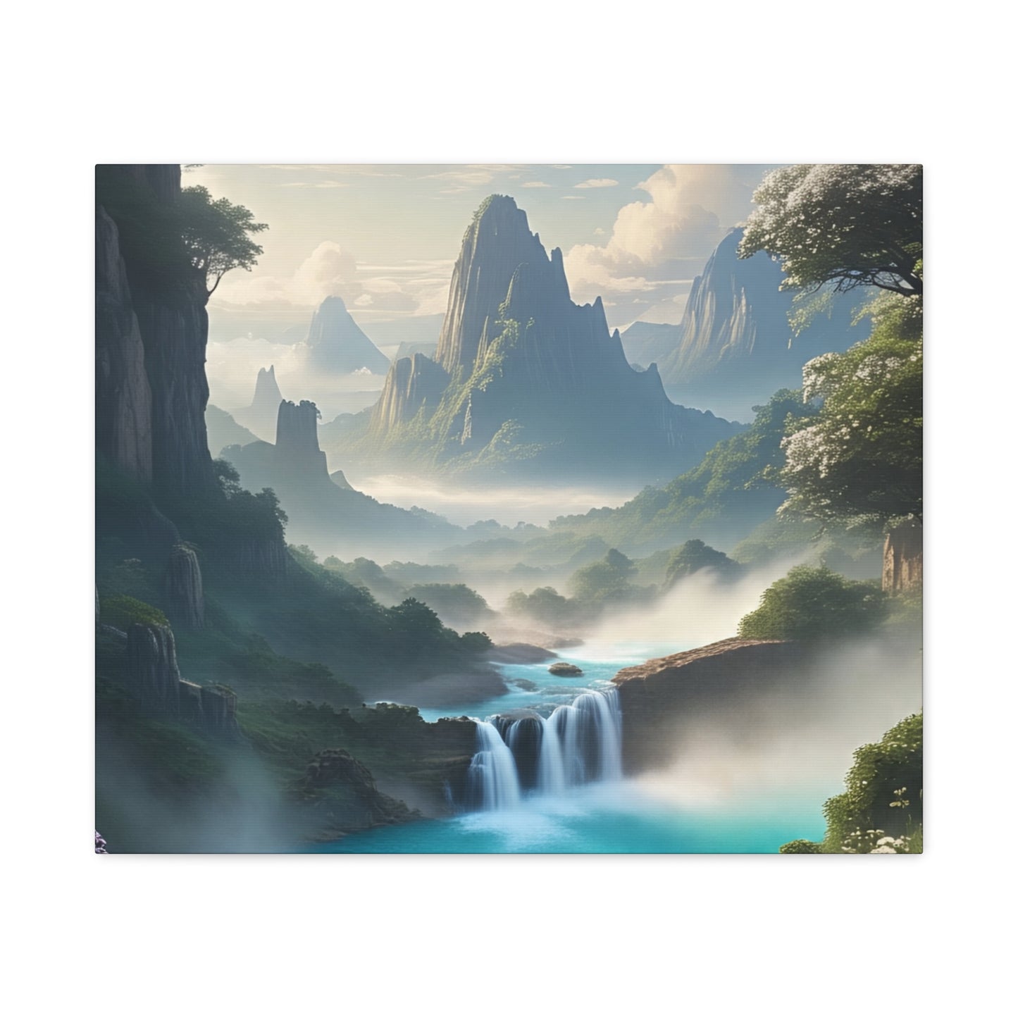 Scenic Landscape Canvas Print, Wall Art Decor, Home Decoration, Nature Wall Art, Gift for Nature Lovers, Tranquil Art for Living Room