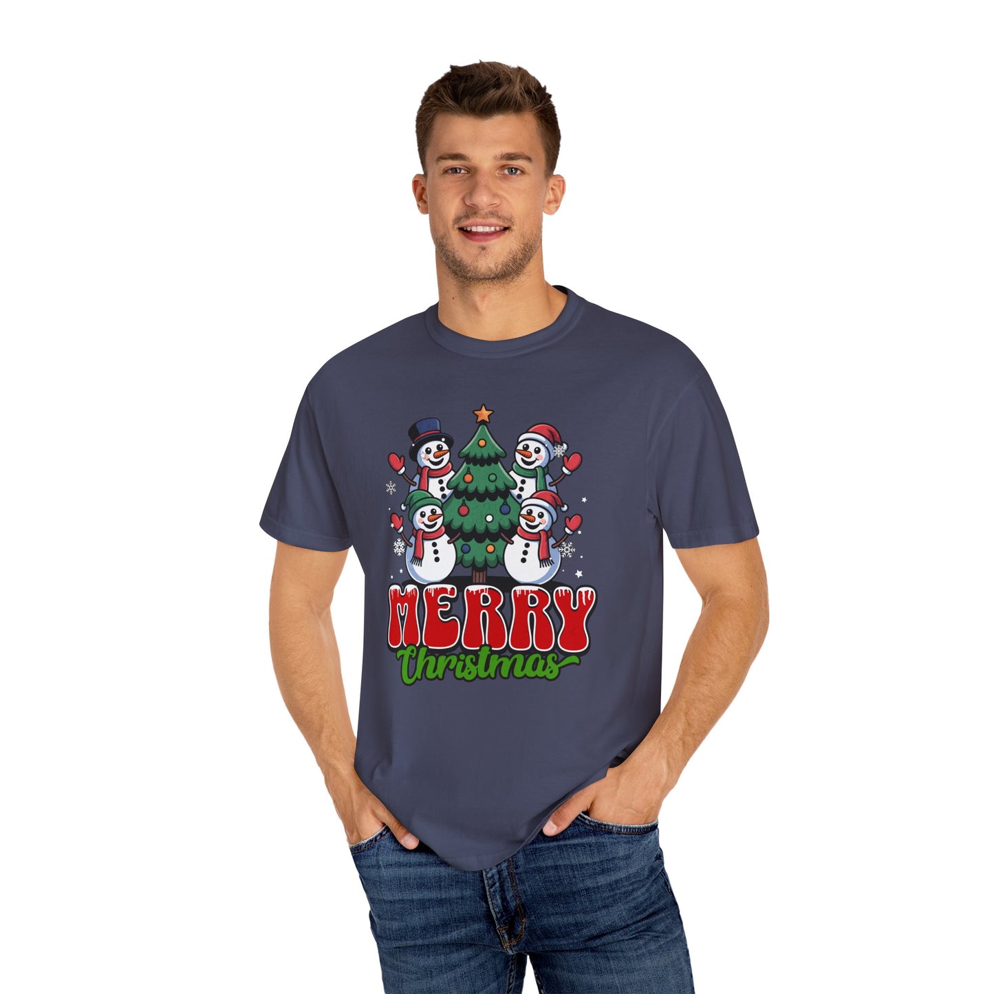 Merry Christmas Snowman T-shirt