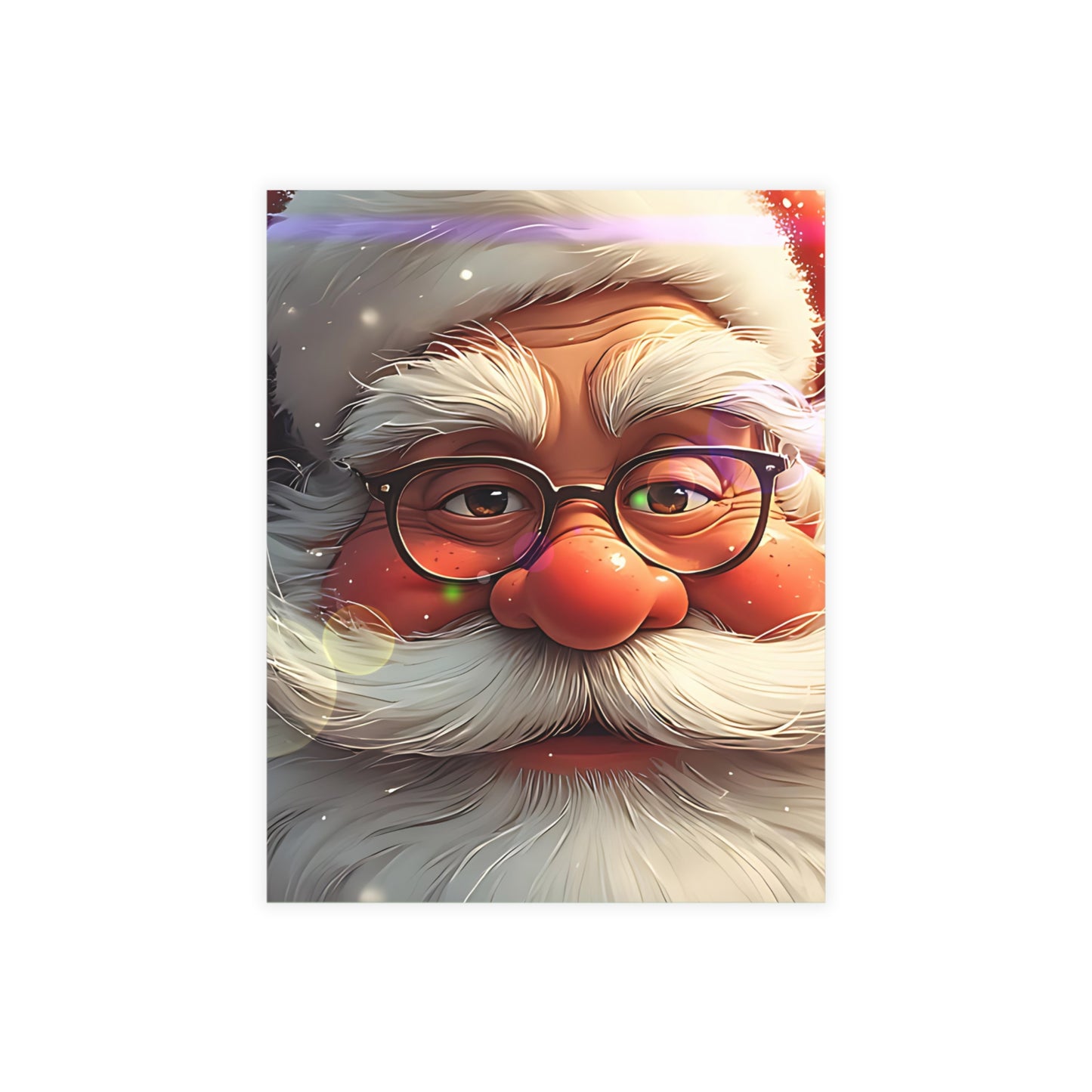 Santa close-up (Christmas Selfies) Postcard Bundles (envelopes included)