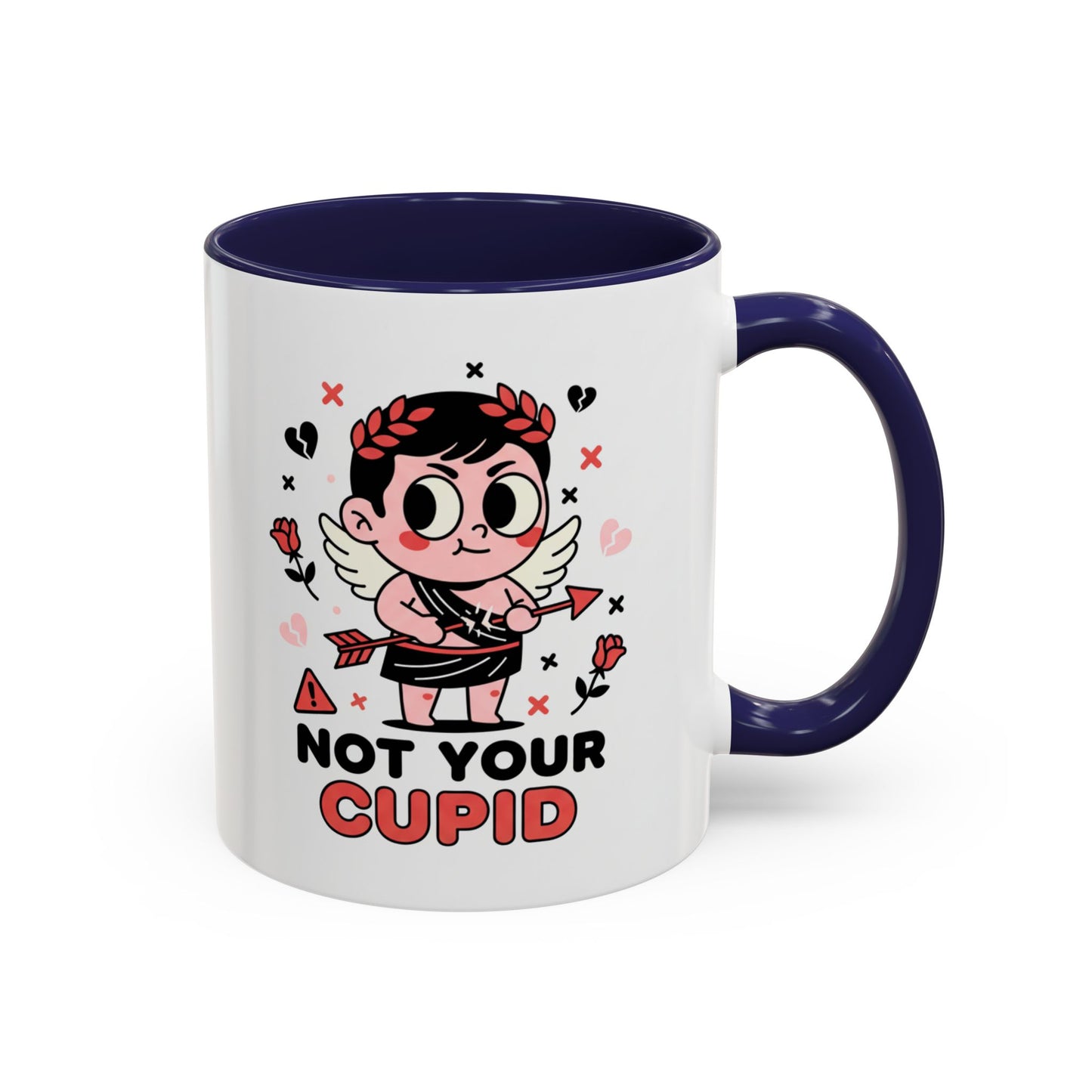 Cheeky Anti-Valentine Accent Coffee Mug — 11/15oz