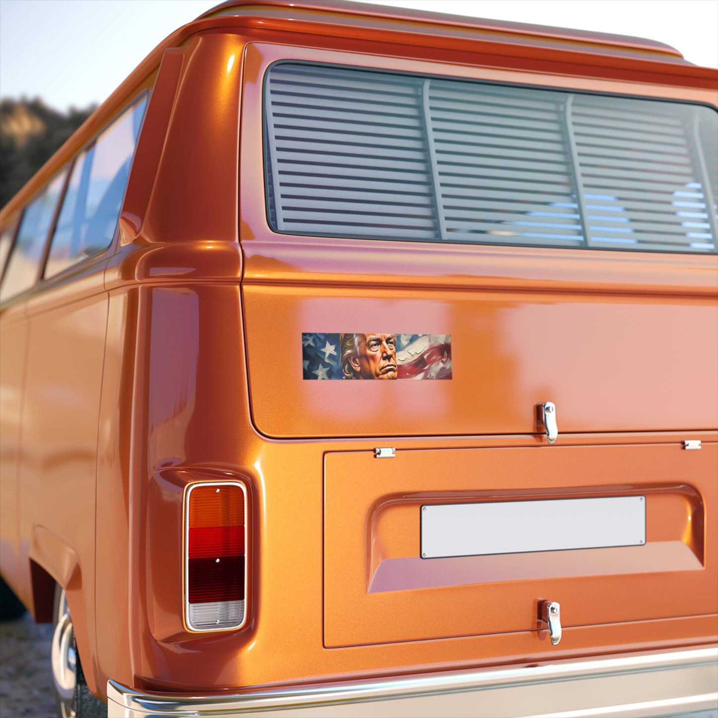 Patriotic Bumper Stickers, Political Decor, Car Accessories, Gift for Enthusiasts, Election Campaign, USA Pride