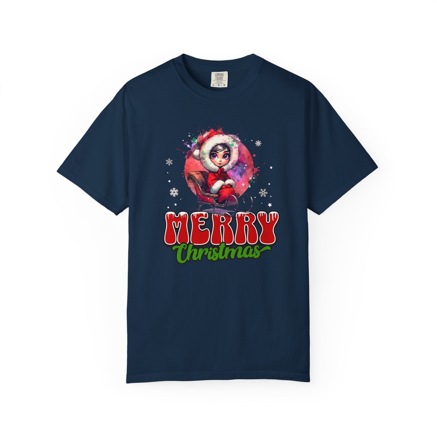 Merry Christmas Unisex Garment-Dyed T-Shirt
