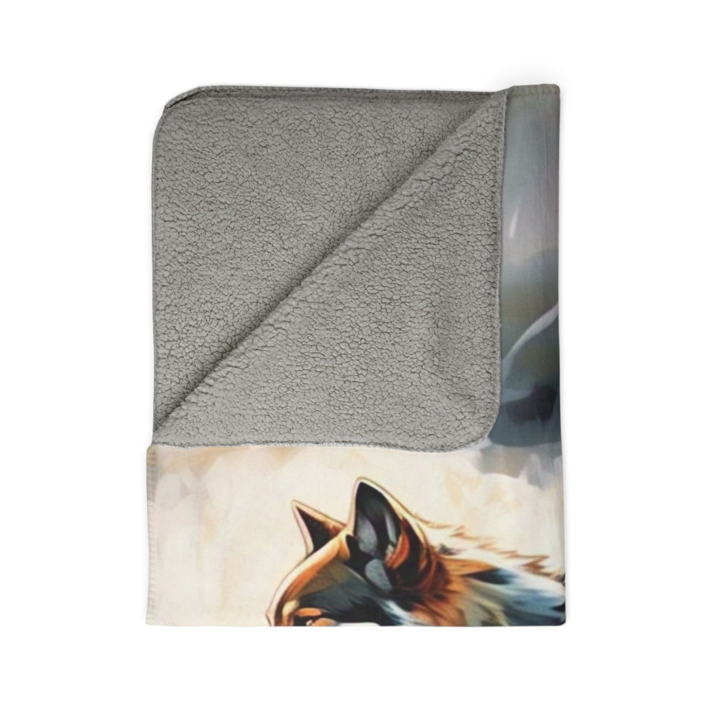 Cozy Wolf Fleece Sherpa Blanket | Warm Throw, Animal Lovers Gift, Home Decor, Camping Blanket, Sleepover Essential, Gift for Nature [...]