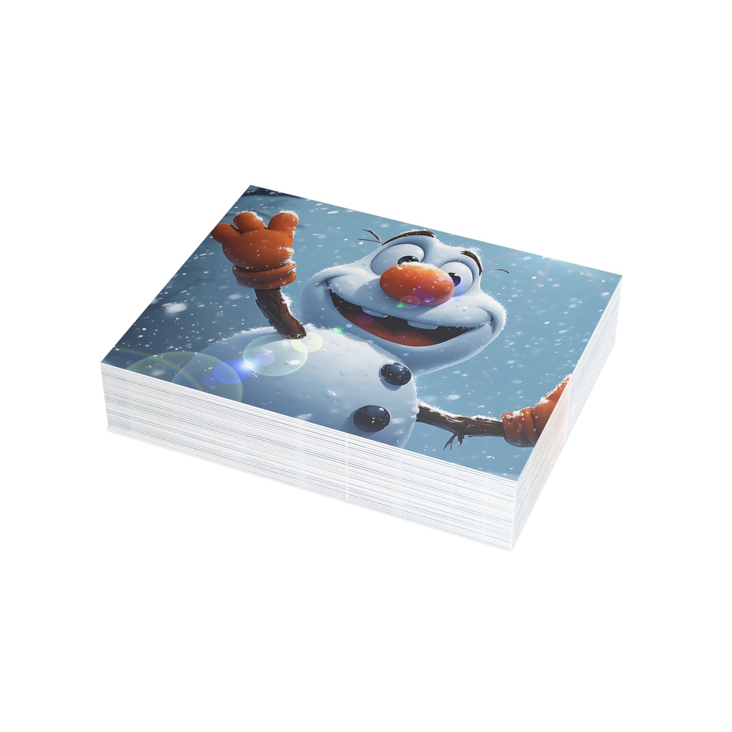 Dancing Snowman (Christmas Selfies) Postcard Bundles (envelopes included)