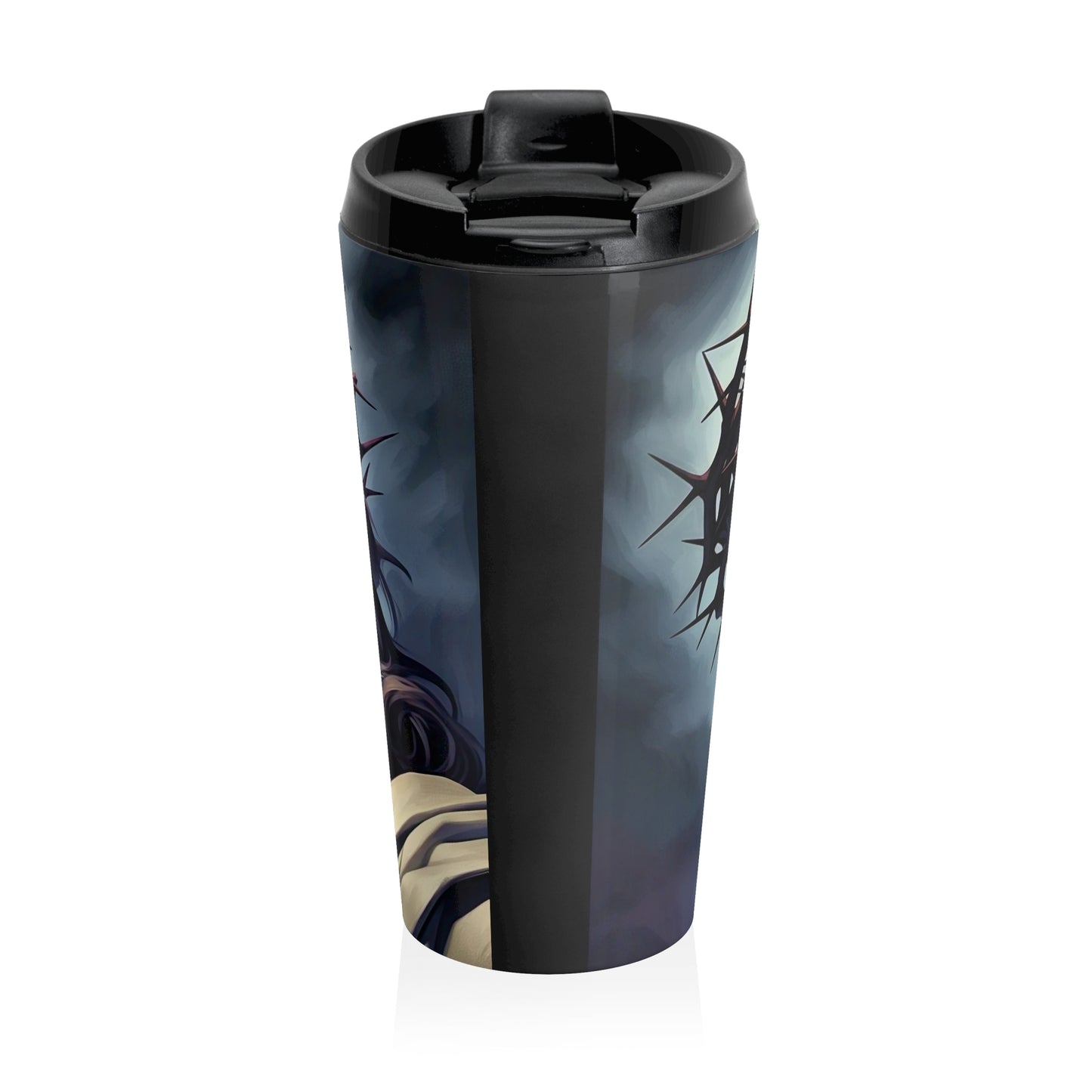 Faith-Inspired Travel Mug, Coffee Mug for Christians, Religious Travel Cup, Spiritual Gift, Unique Christian Art Mug