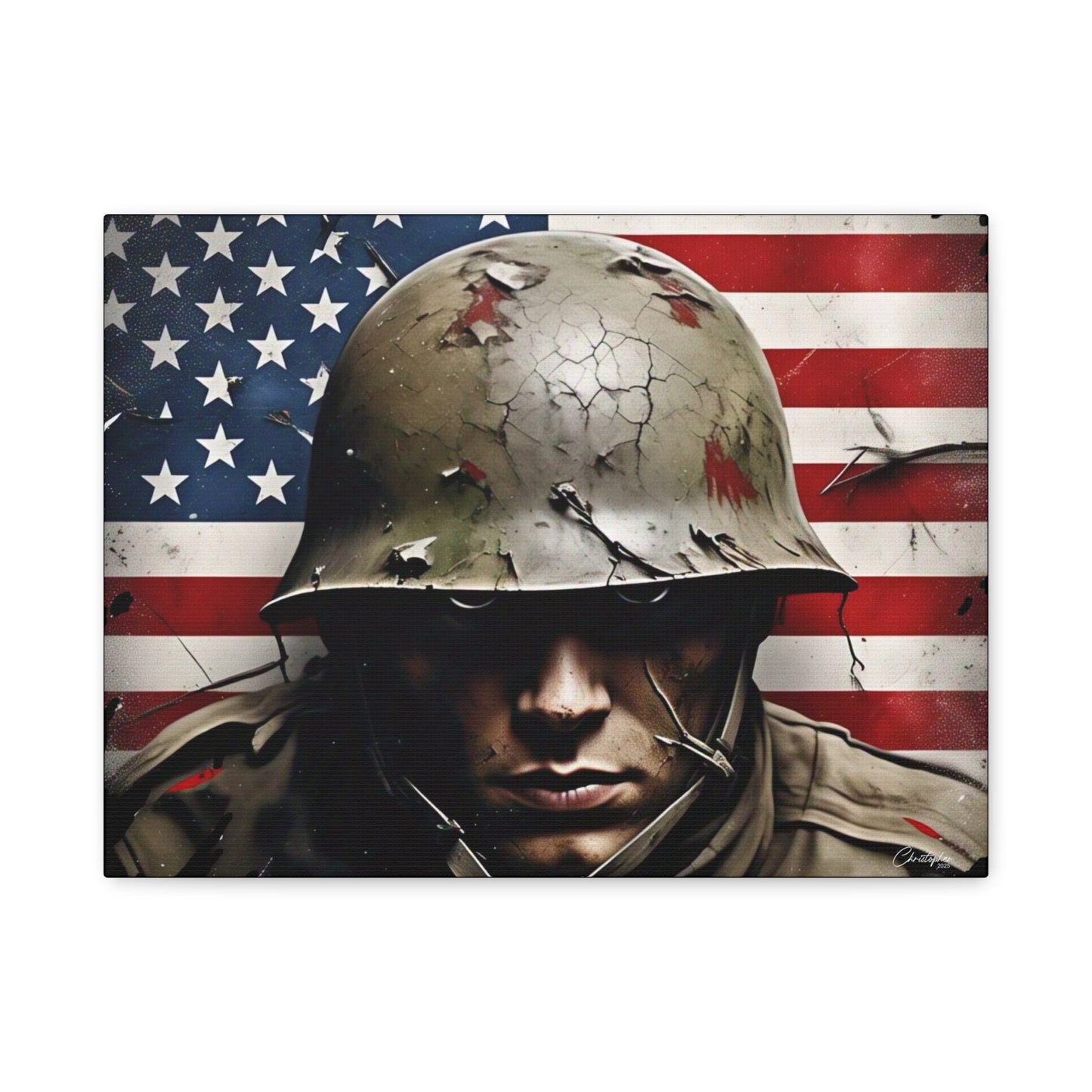 Military-Themed Canvas Art, Military Canvas Print, Wall Art for Veterans, Patriotic Home Decor, Gift for Army, Military Artwork, [...]