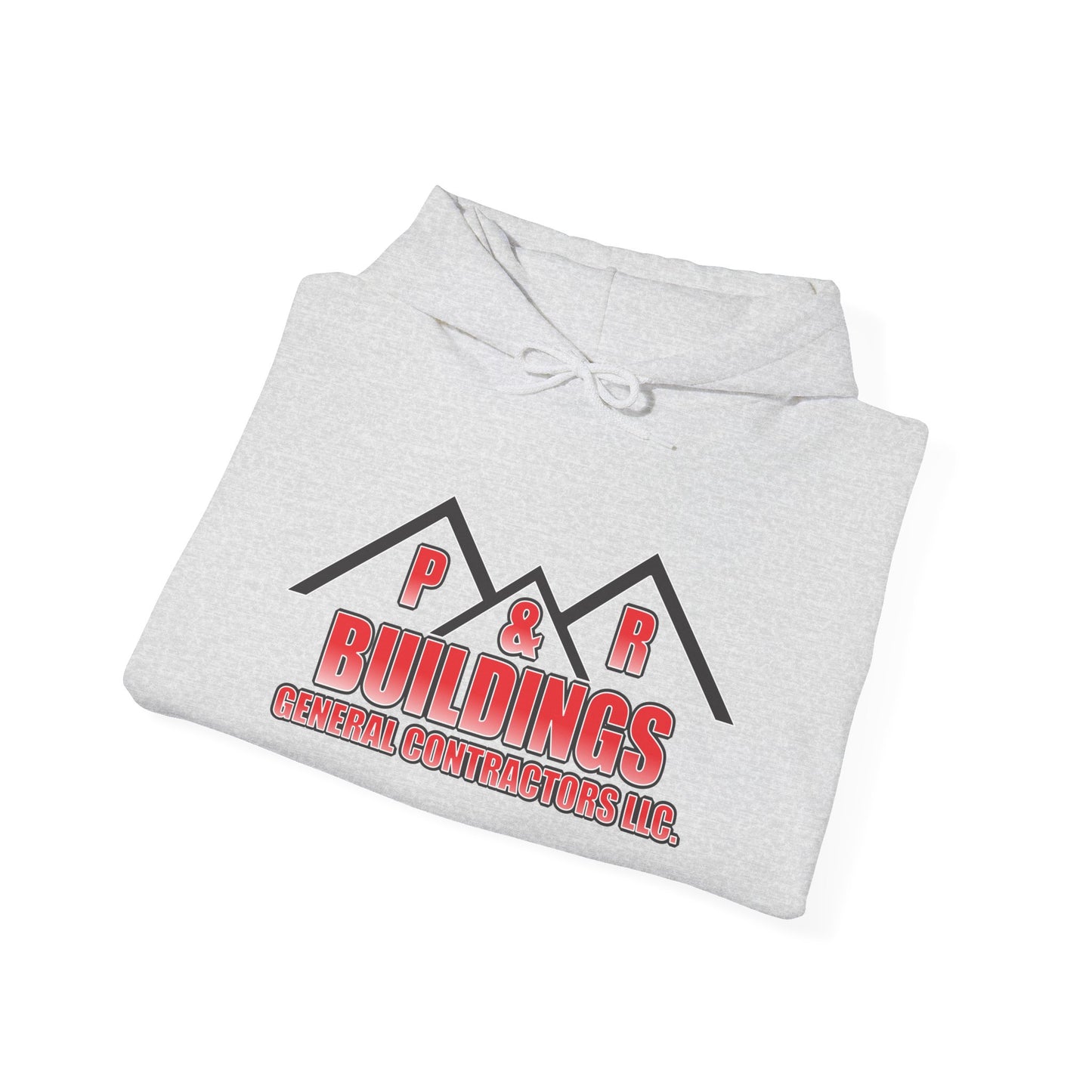 P&R Buildings Logo Hoodie — Custom Contractor License & Phone Number
