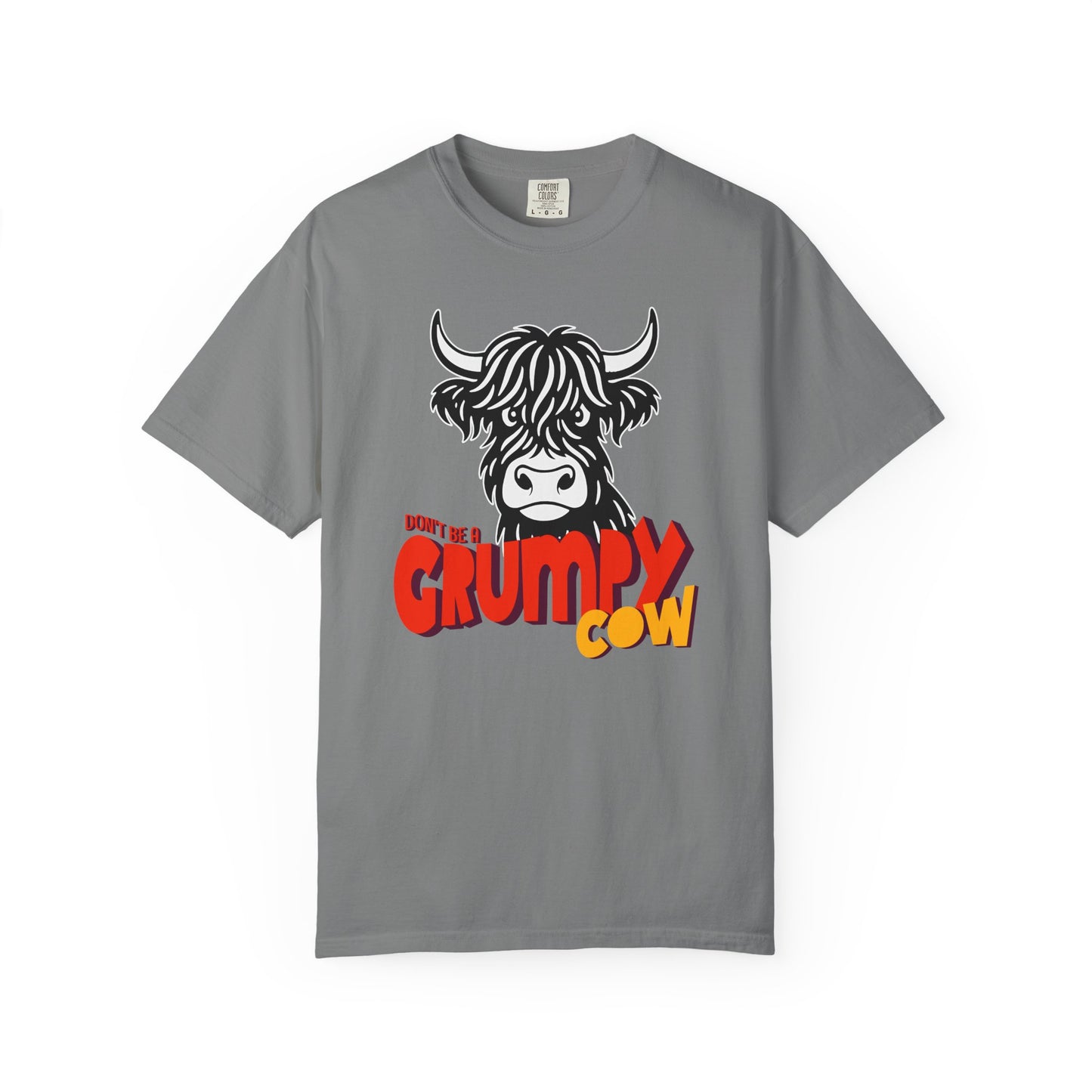 Grumpy Cow T-Shirt — Funny Highland Cow Graphic Tee