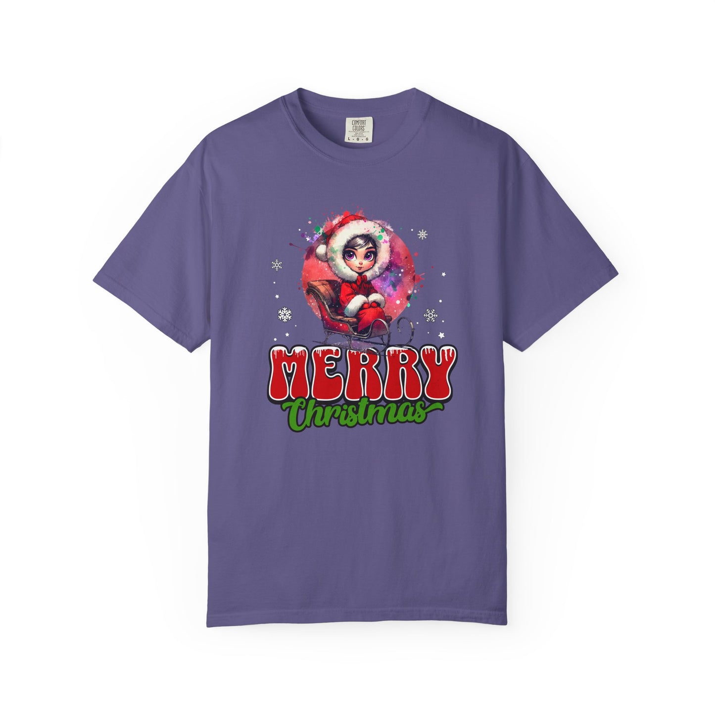Merry Christmas Unisex Garment-Dyed T-Shirt