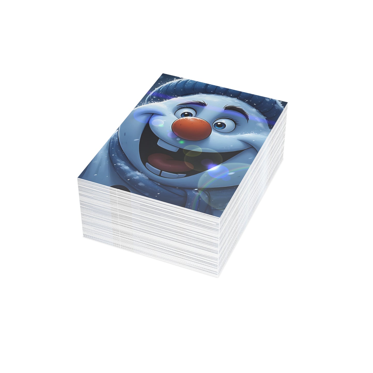 Happy Snowman (Christmas Selfies) Postcard Bundles (envelopes included)