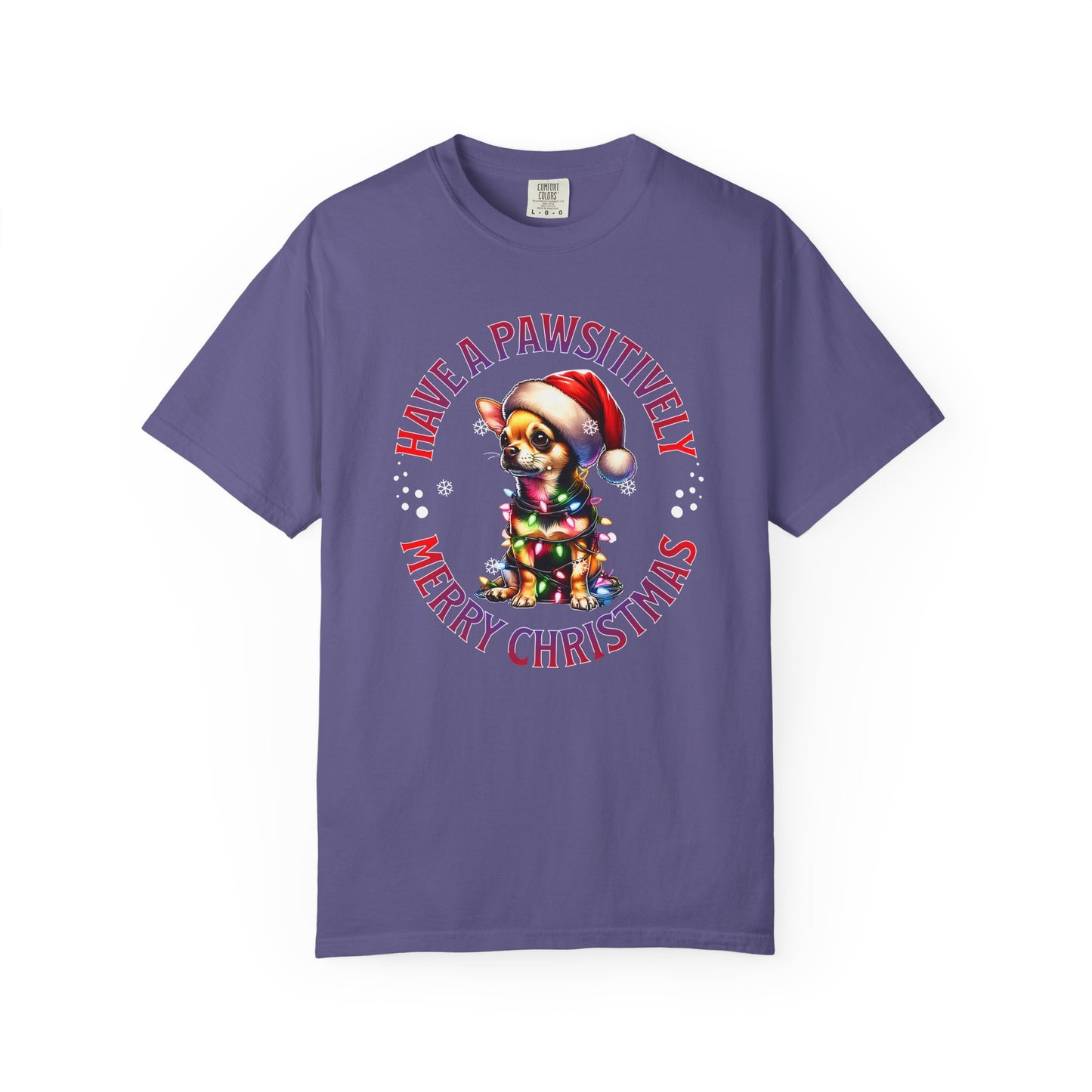 Christmas Puppy T-Shirt — “Have a Pawsitively Merry Christmas” Holiday Tee