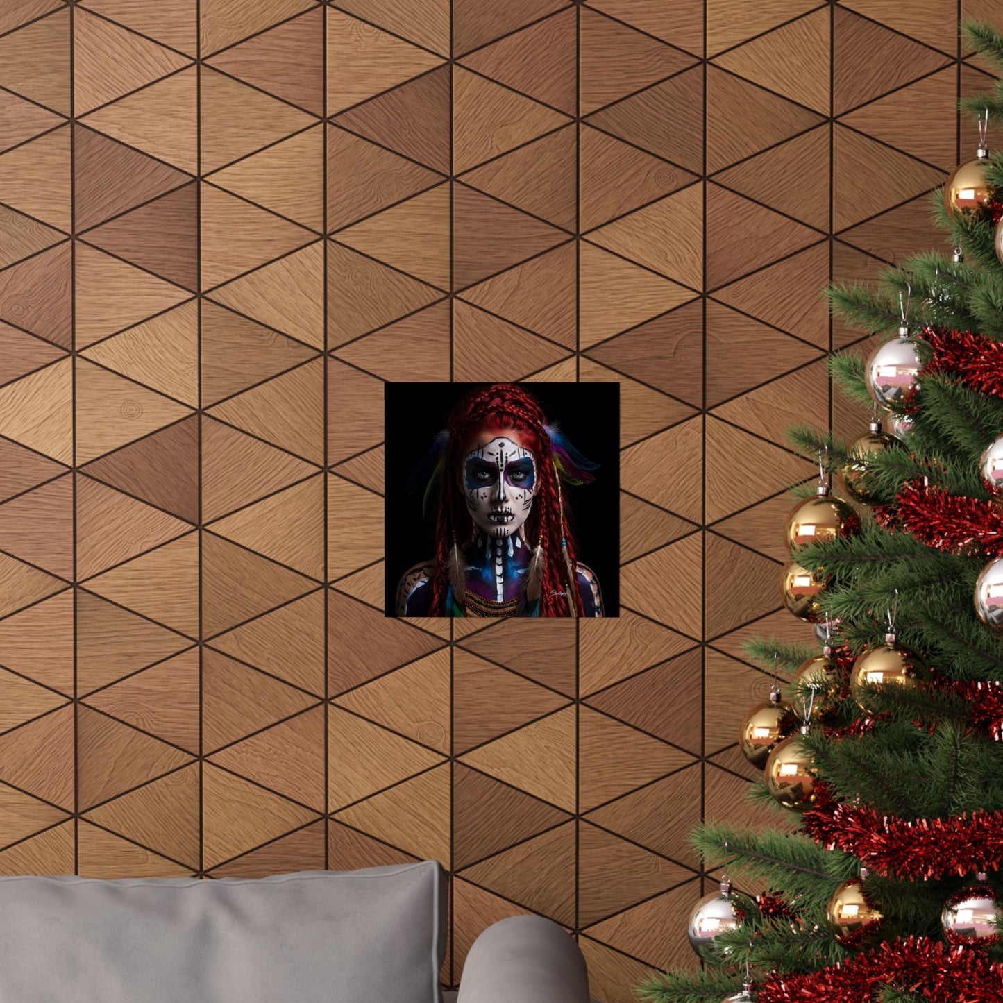 Bohemian Wall Art Print, Tribal Vertical Poster