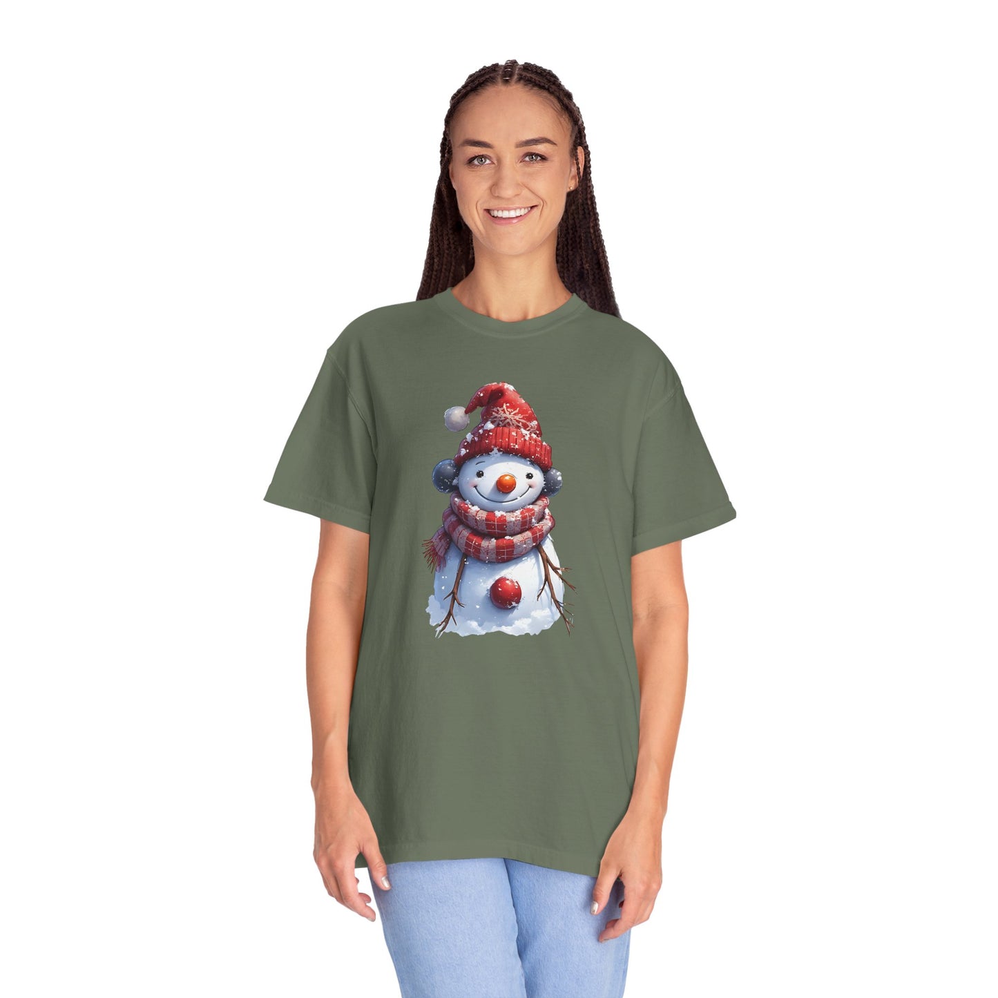 Snowman Holiday T-Shirt — Cute Winter Snowman Graphic Tee