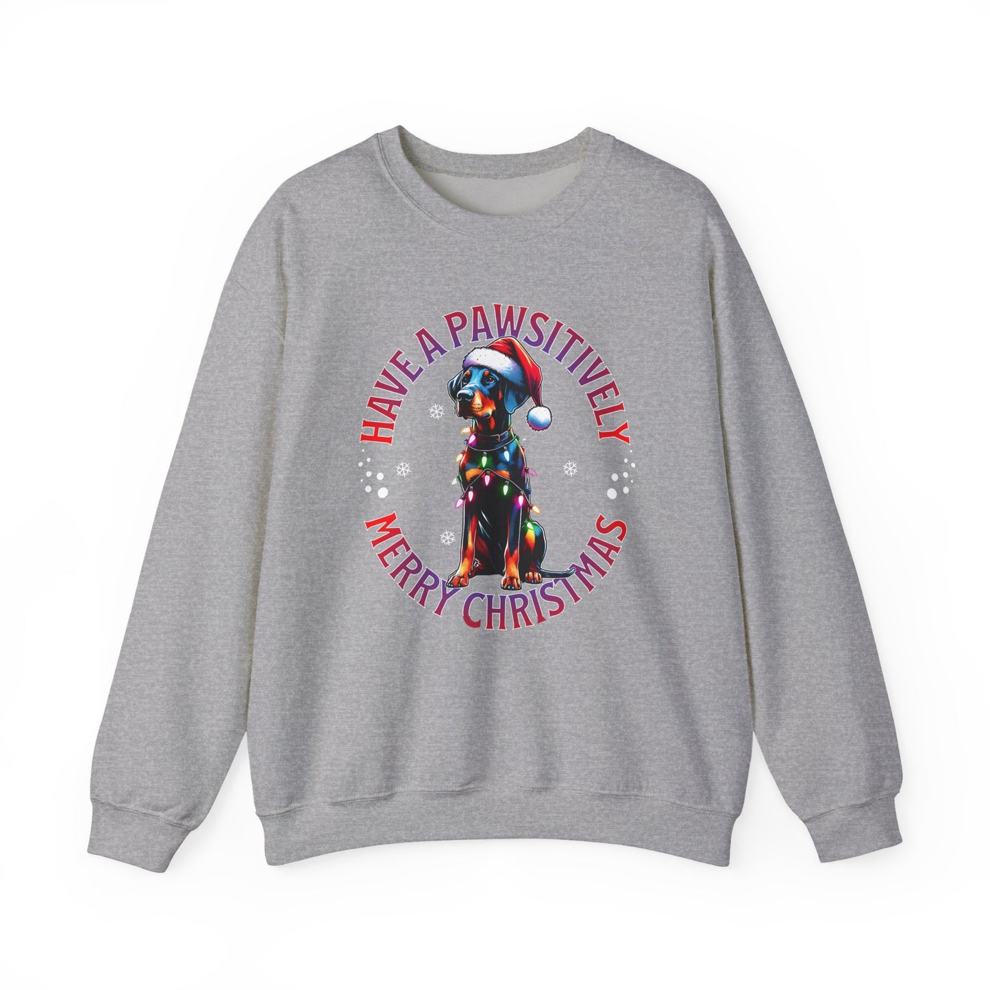 Christmas Dog Sweatshirt – "Have a Pawsitively Merry Christmas" Holiday Crewneck
