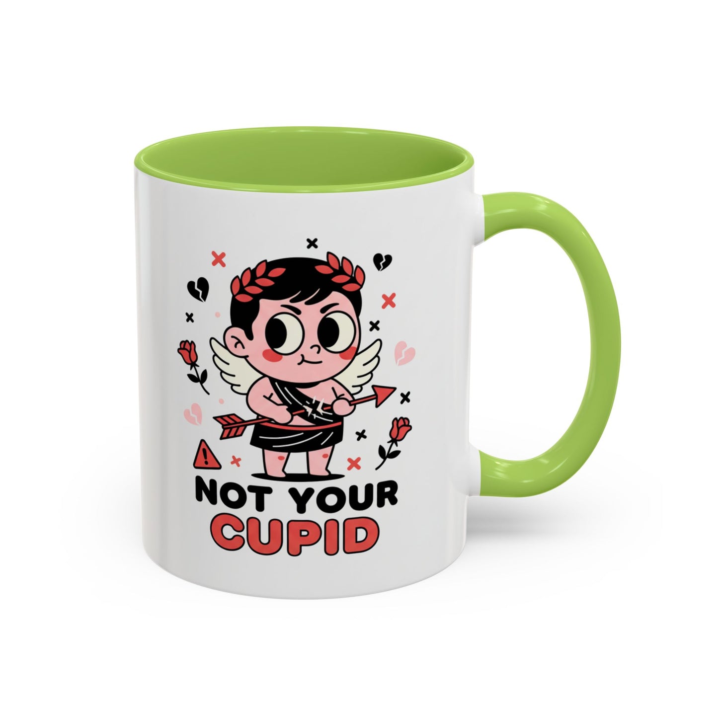 Cheeky Anti-Valentine Accent Coffee Mug — 11/15oz