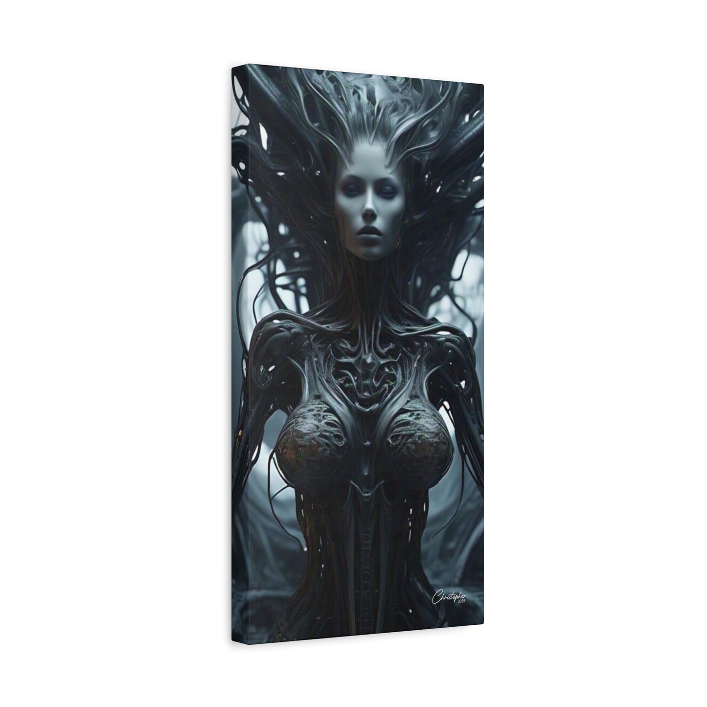 Futuristic Matte Canvas Wall Art – 1.25" Stretched