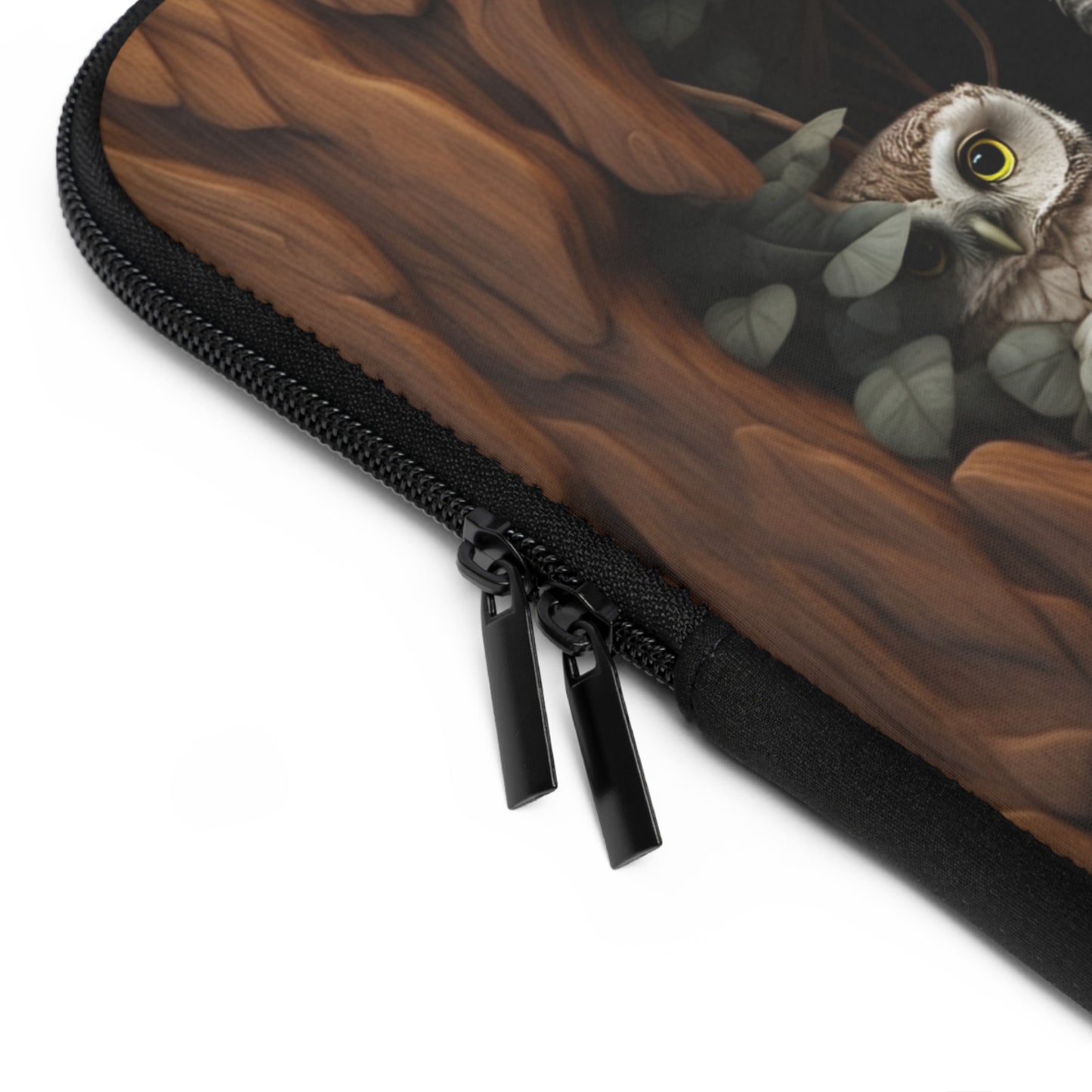 Owl-Themed Laptop Sleeve, Cute Owl Sleeve, Owl Laptop Case, Geeky Tech Accessory, Nature Lover Gift, Cozy Owl Design