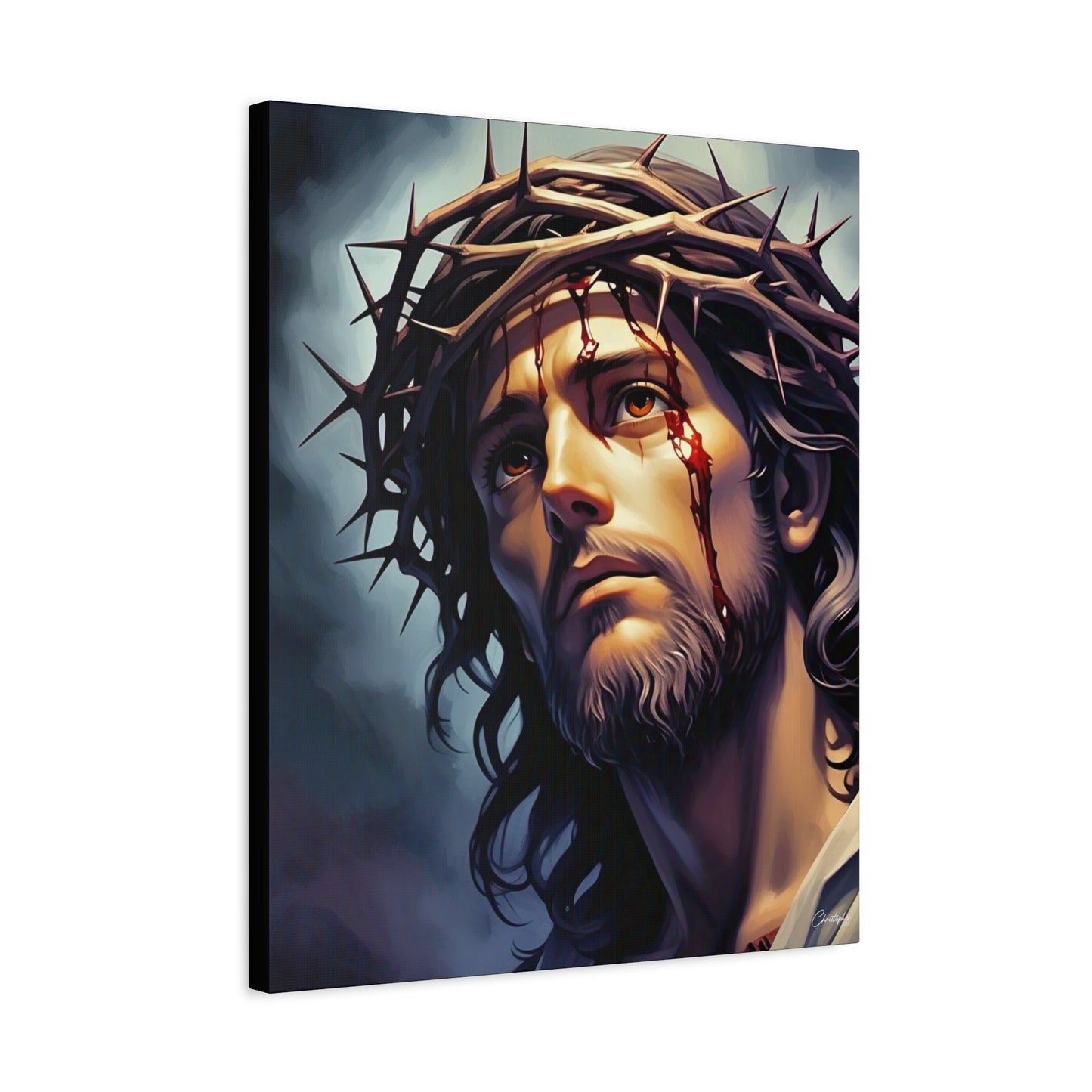 Religious Art Print Canvas, Inspirational Wall Decor, Christian Home Decor, Jesus Art, Gift for Faith-Based Celebrations