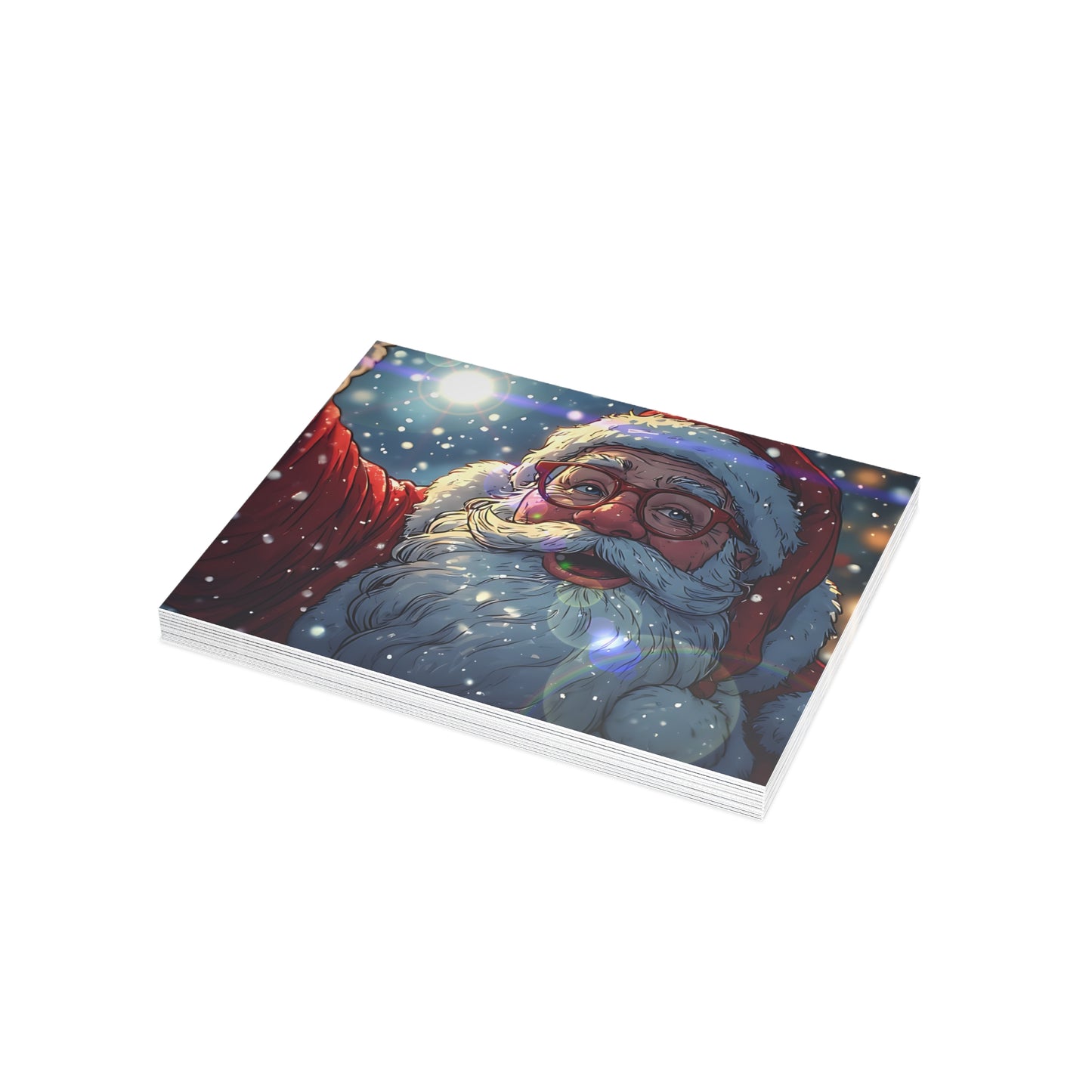 Happy Santa (Christmas Selfies) Postcard Bundles (envelopes included)