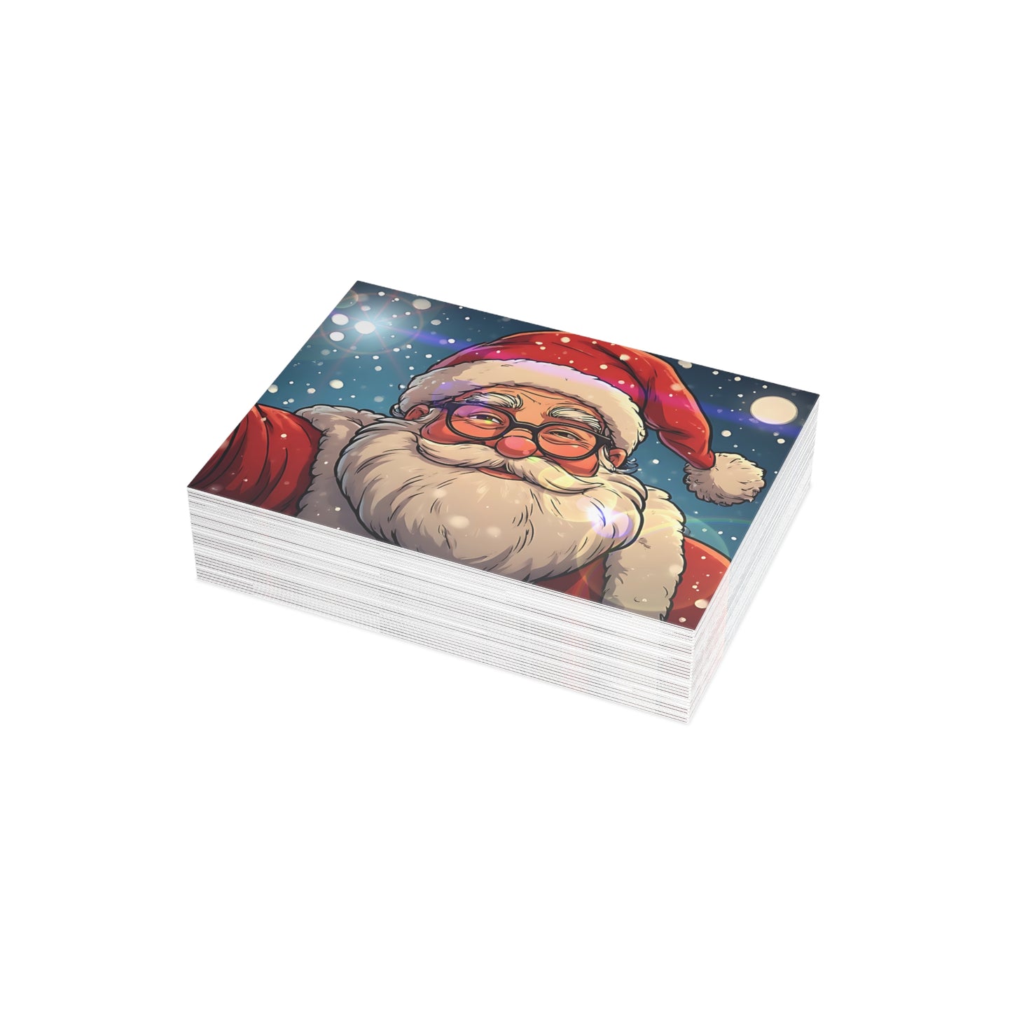 Santa (Christmas Selfies) Postcard Bundles (envelopes included)