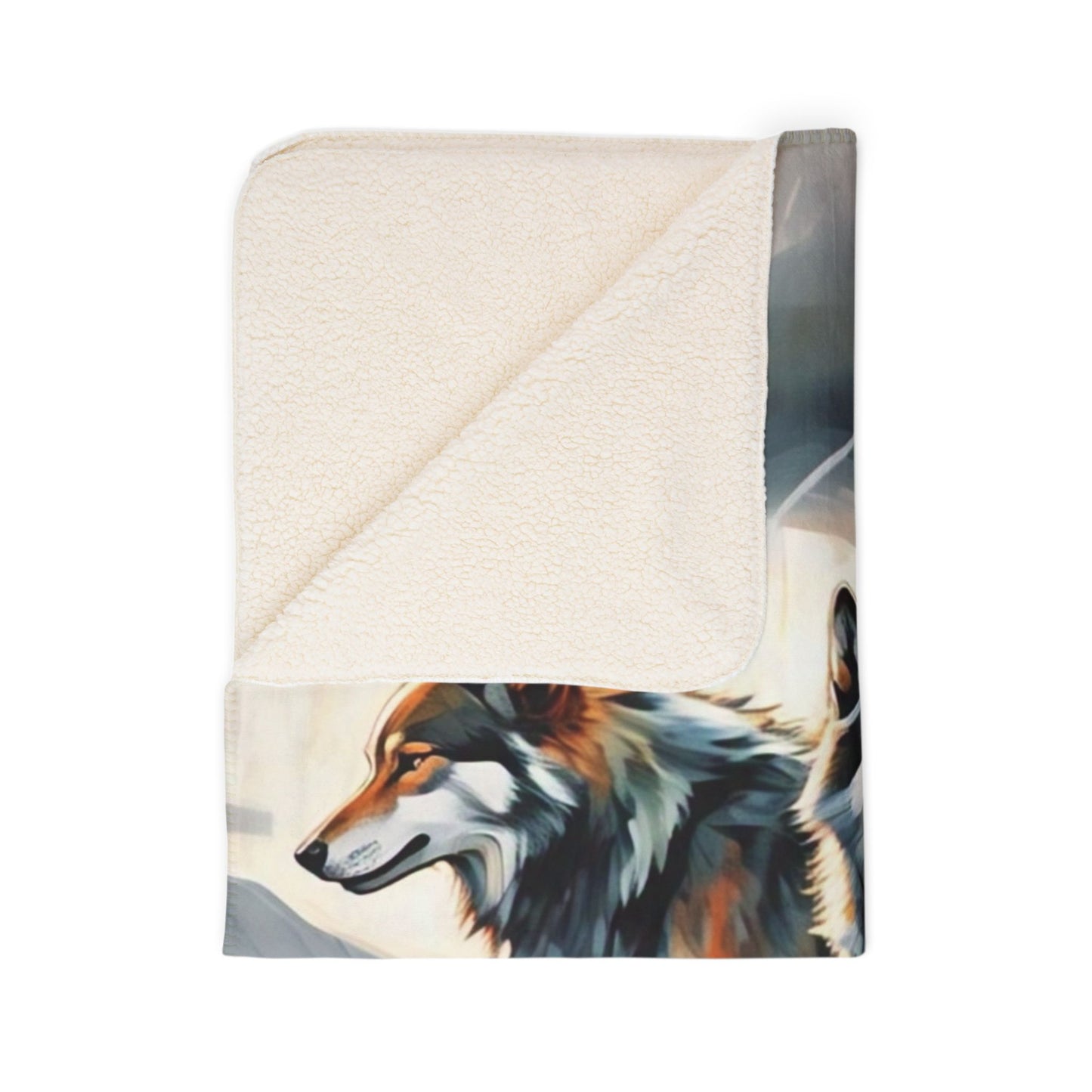 Cozy Wolf Fleece Sherpa Blanket | Warm Throw, Animal Lovers Gift, Home Decor, Camping Blanket, Sleepover Essential, Gift for Nature [...]