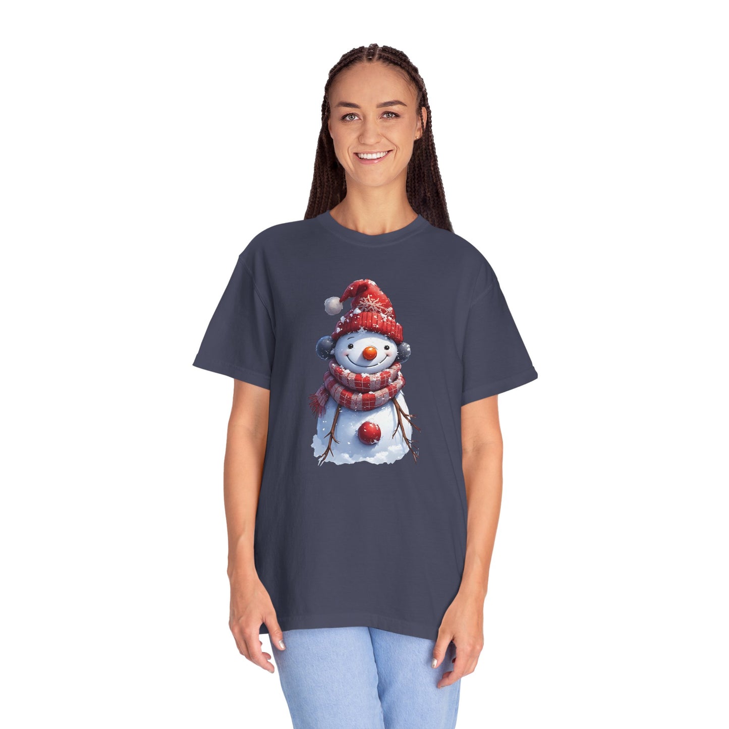 Snowman Holiday T-Shirt — Cute Winter Snowman Graphic Tee