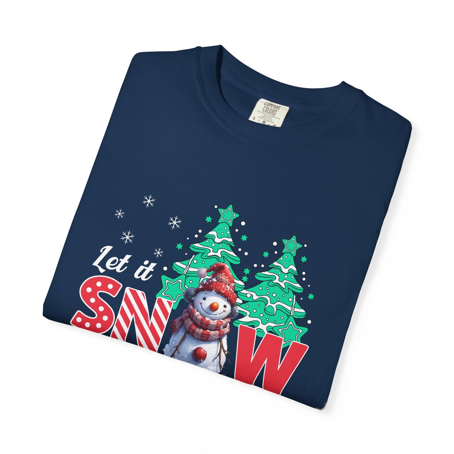 Let It Snow Somewhere Else T-Shirt — Funny Holiday Snowman Tee