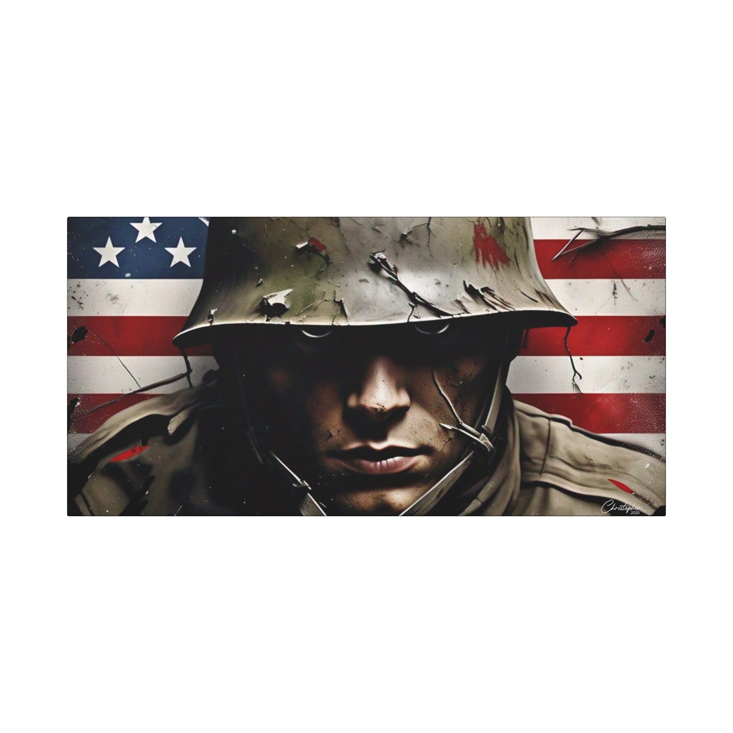 Military-Themed Canvas Art, Military Canvas Print, Wall Art for Veterans, Patriotic Home Decor, Gift for Army, Military Artwork, [...]