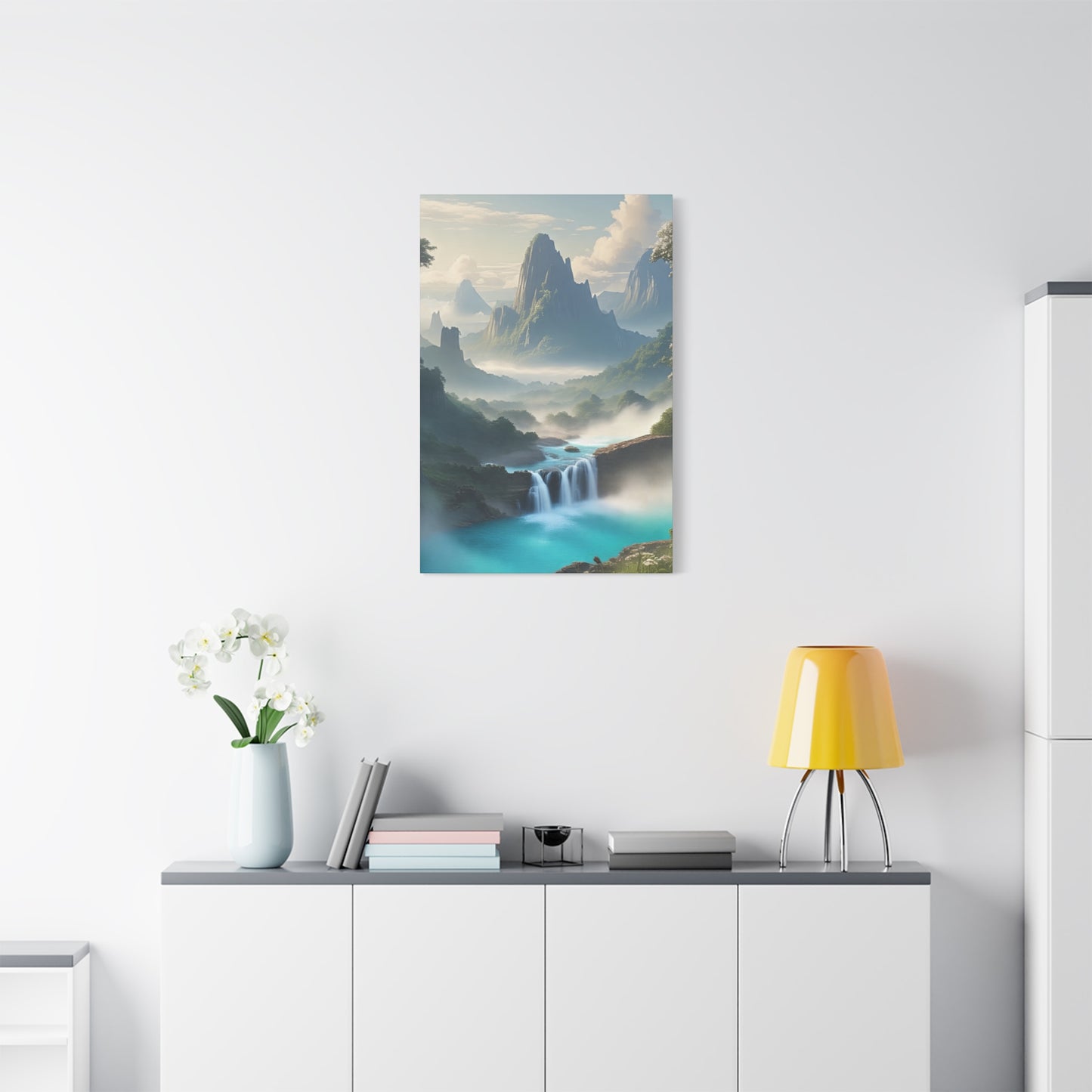 Scenic Landscape Canvas Print, Wall Art Decor, Home Decoration, Nature Wall Art, Gift for Nature Lovers, Tranquil Art for Living Room