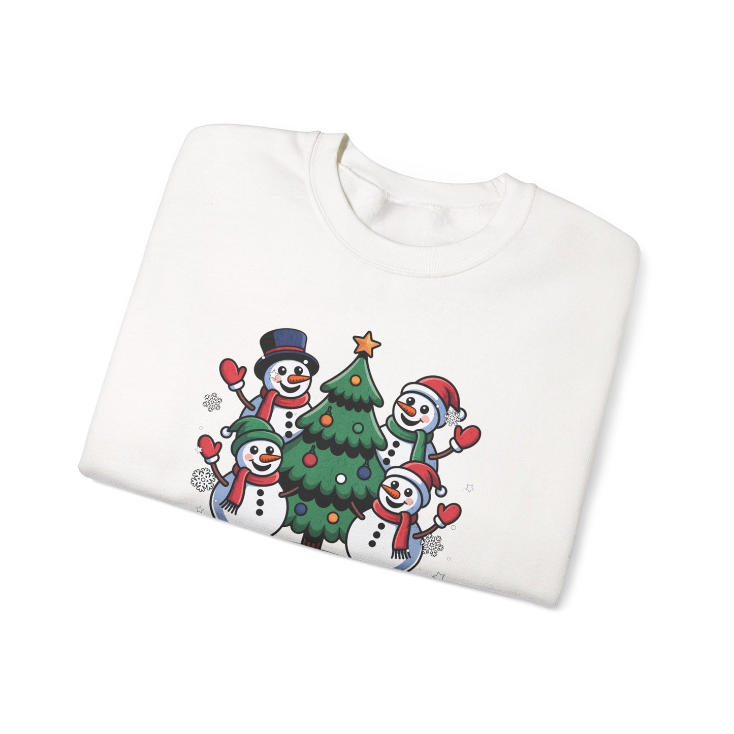 Merry Christmas Snowman Crewneck Sweatshirt