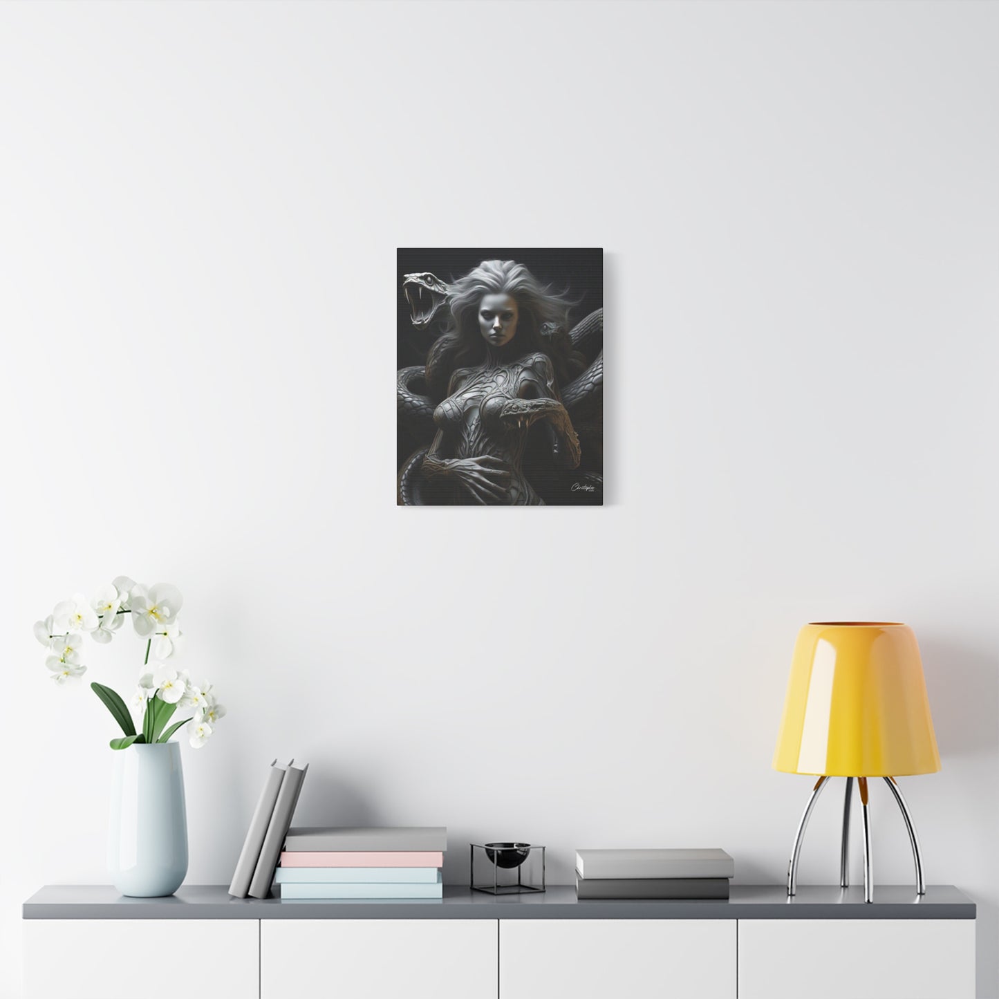Serpent Goddess Matte Canvas Wall Art