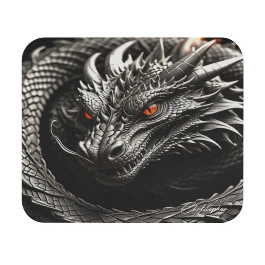 Dragon Art Rectangle Mouse Pad - Gaming & Office Decor