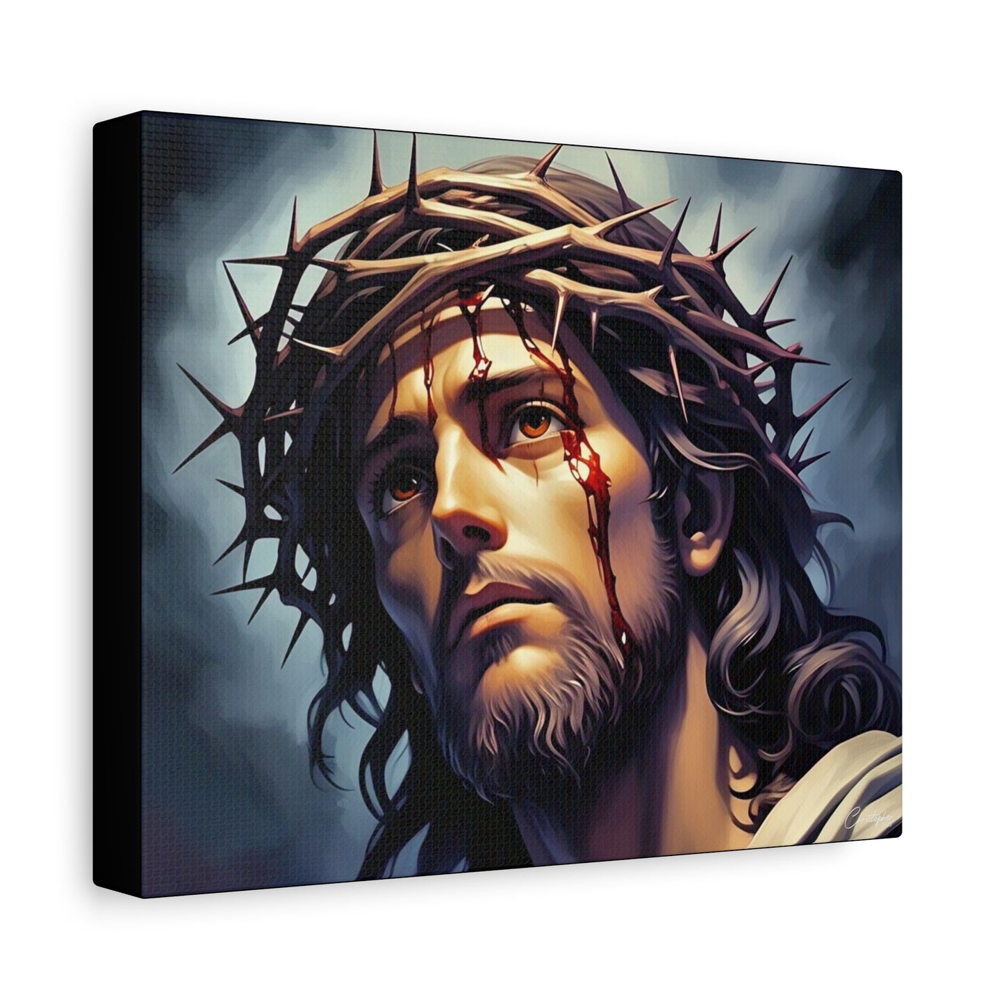 Religious Art Print Canvas, Inspirational Wall Decor, Christian Home Decor, Jesus Art, Gift for Faith-Based Celebrations