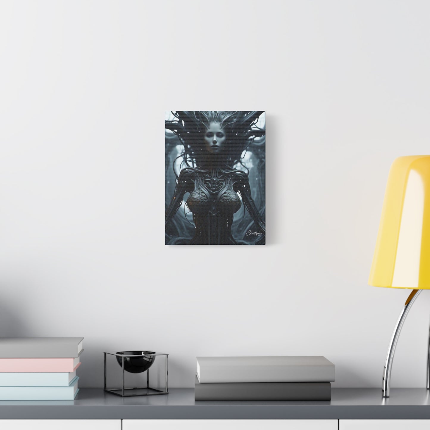 Futuristic Matte Canvas Wall Art – 1.25" Stretched