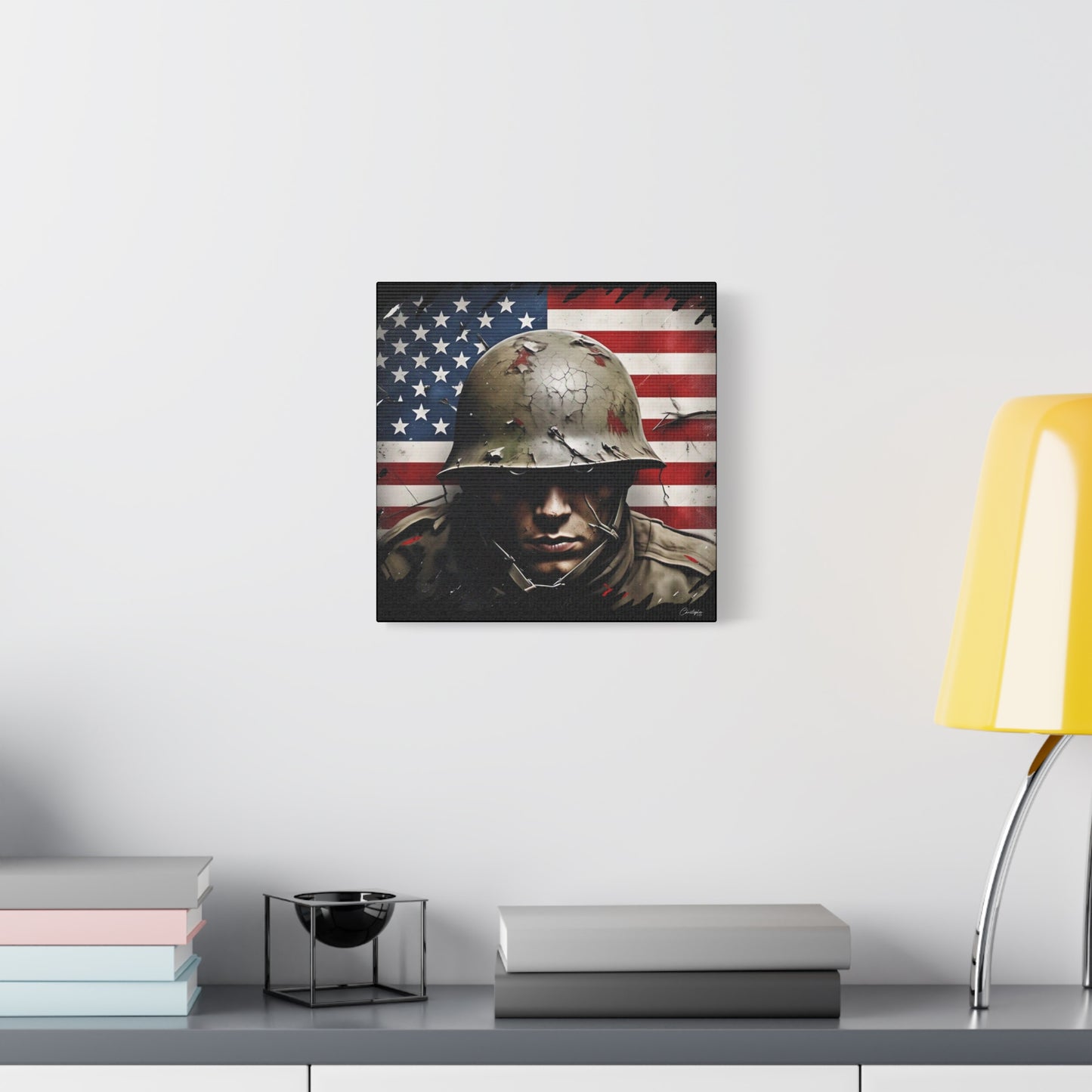 Military-Themed Canvas Art, Military Canvas Print, Wall Art for Veterans, Patriotic Home Decor, Gift for Army, Military Artwork, [...]