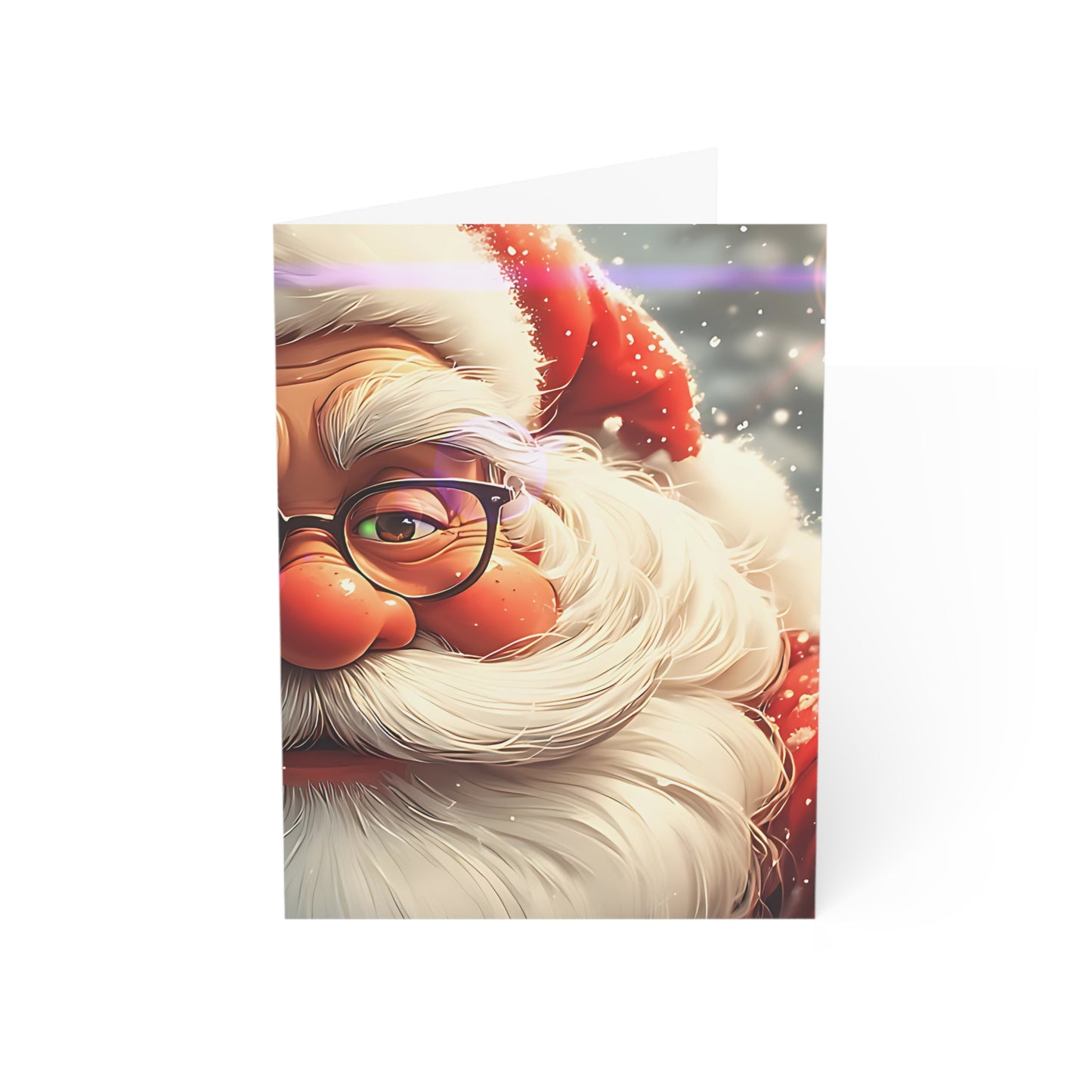 Festive Santa (Christmas Selfies) Greeting Cards - Perfect for Holiday Cheer (1, 10, 30, 50pcs)