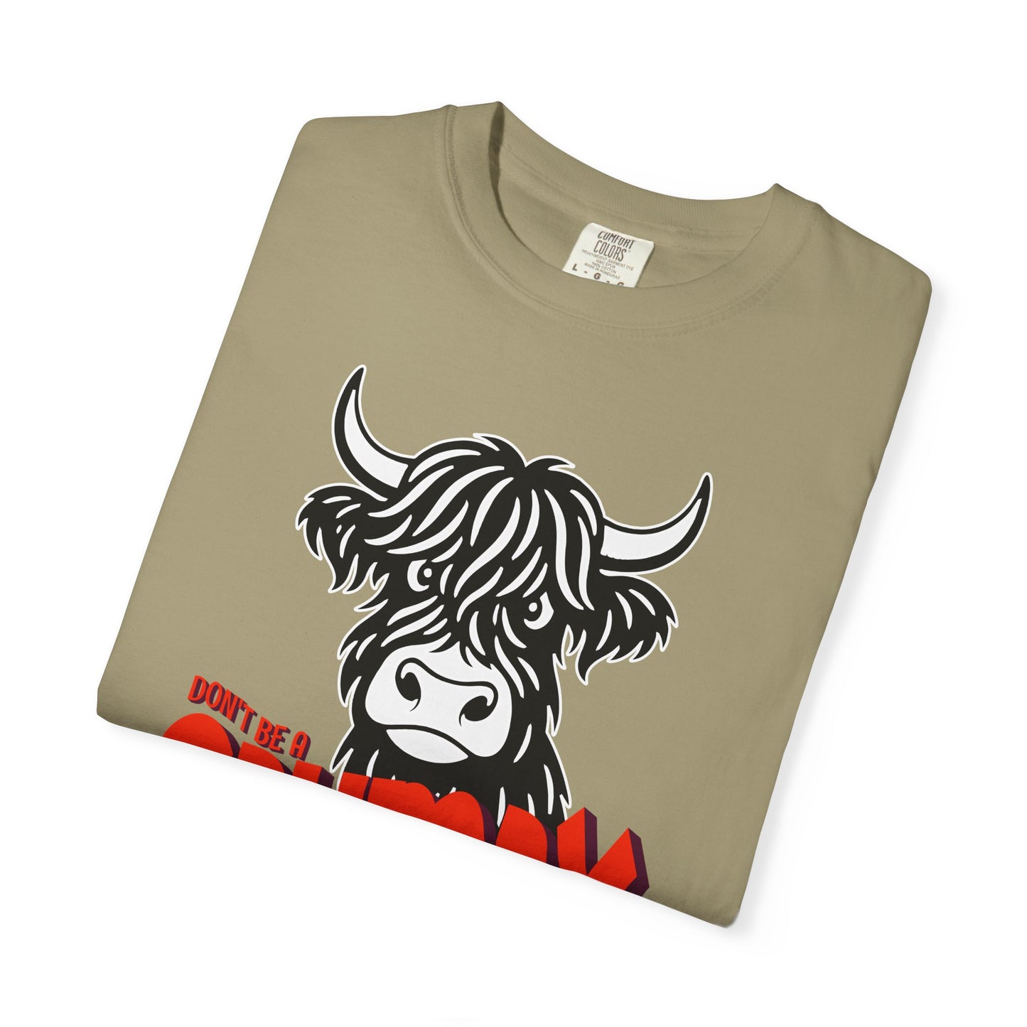 Grumpy Cow T-Shirt — Funny Highland Cow Graphic Tee