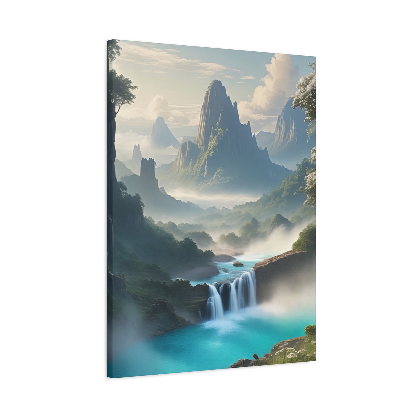 Scenic Landscape Canvas Print, Wall Art Decor, Home Decoration, Nature Wall Art, Gift for Nature Lovers, Tranquil Art for Living Room